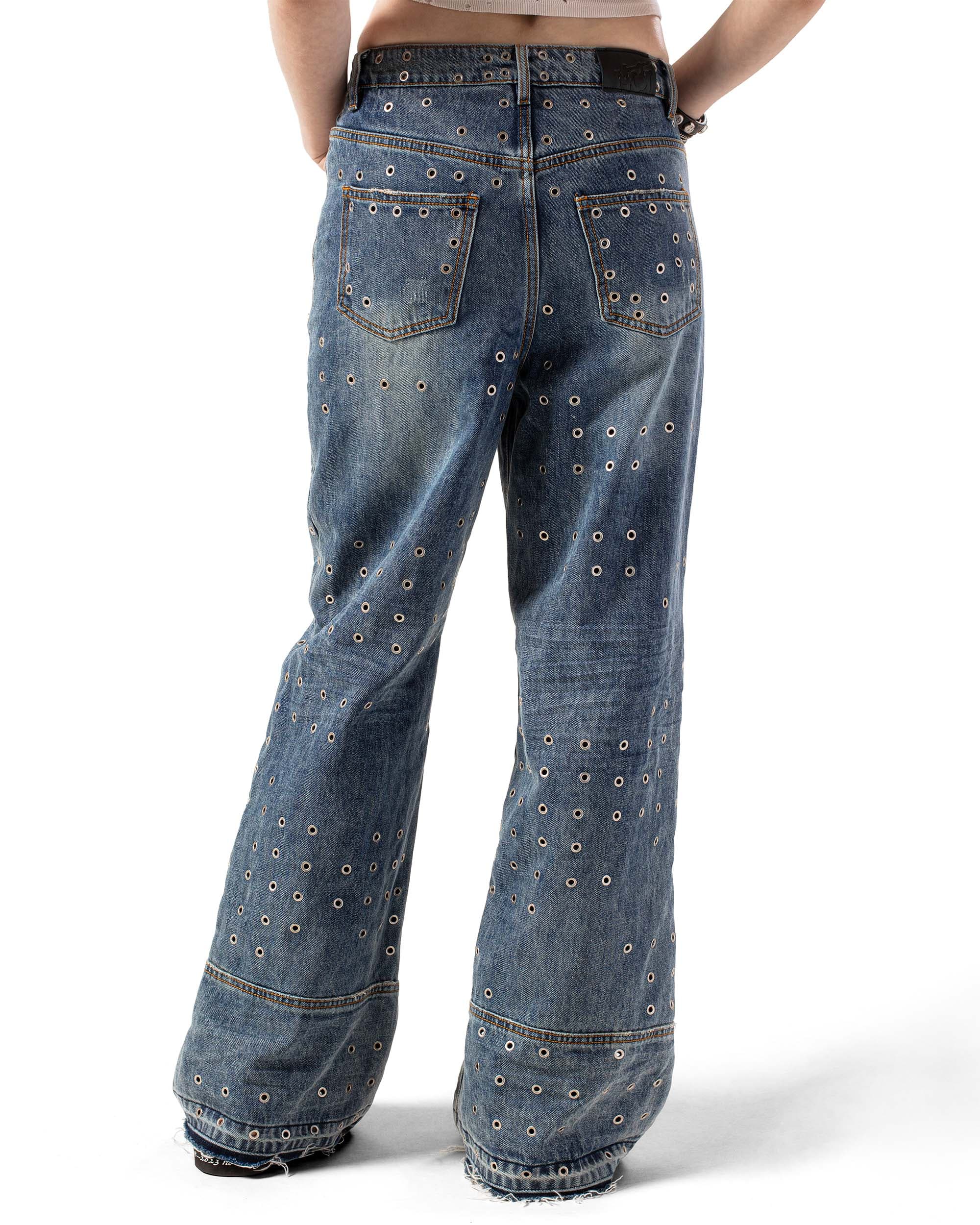 Blue Eyelet Denim by Racer Worldwide®
