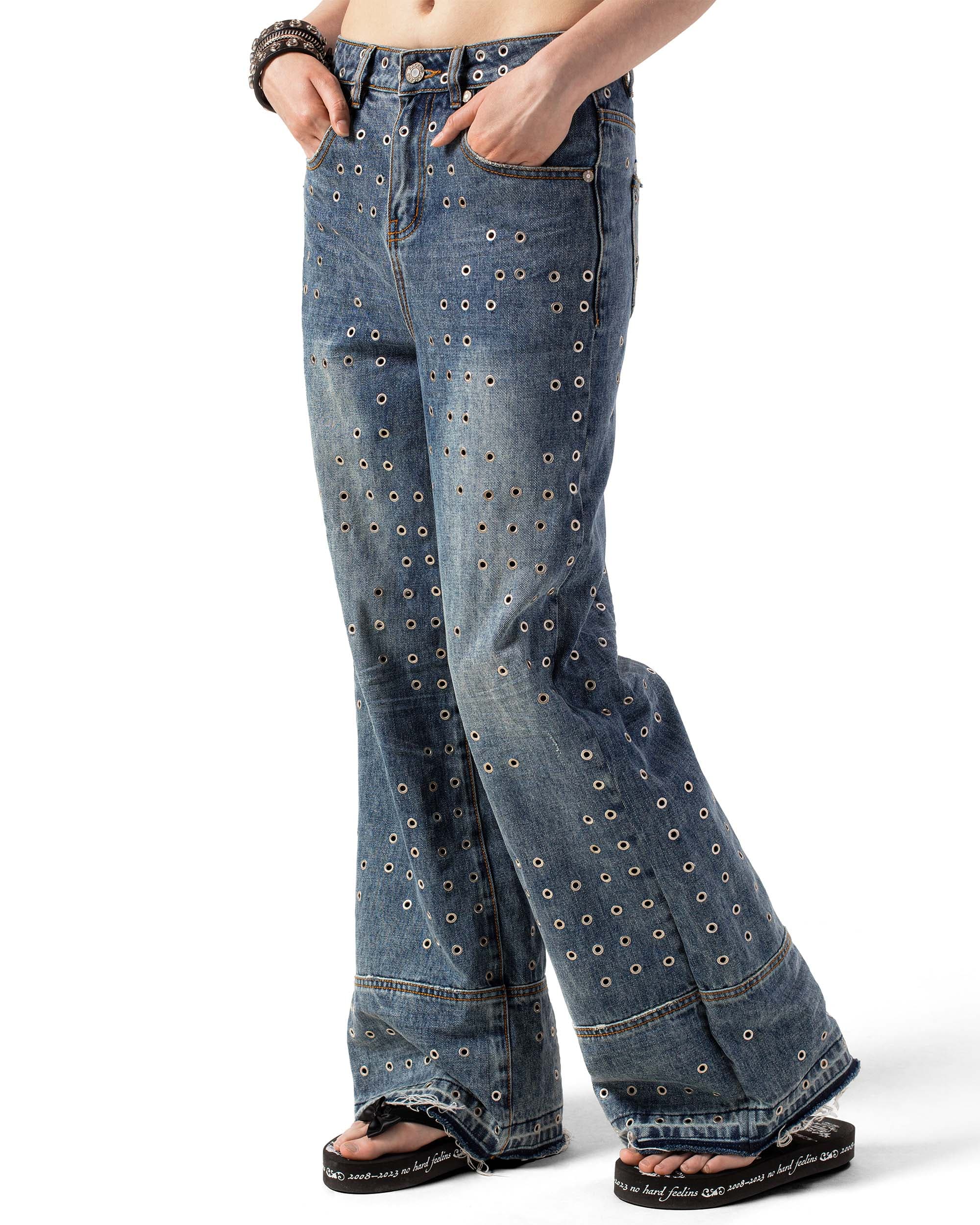 Blue Eyelet Denim by Racer Worldwide®