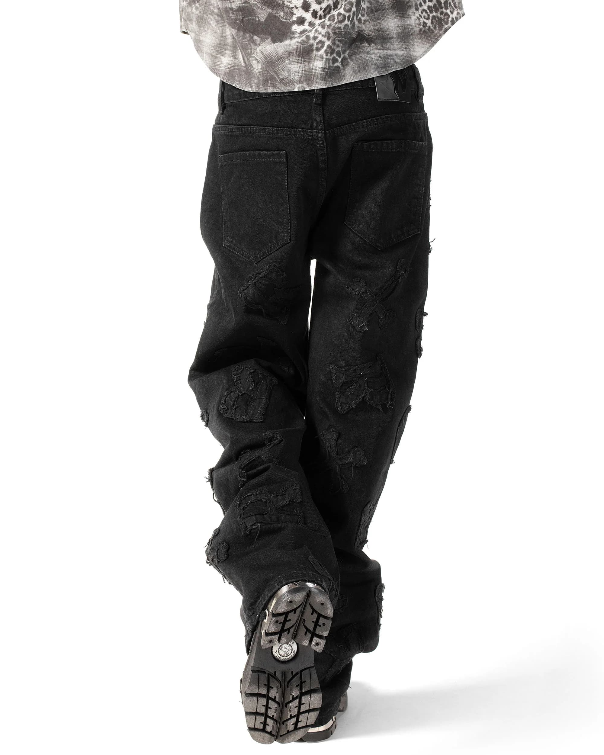 Black Patch Denim 3