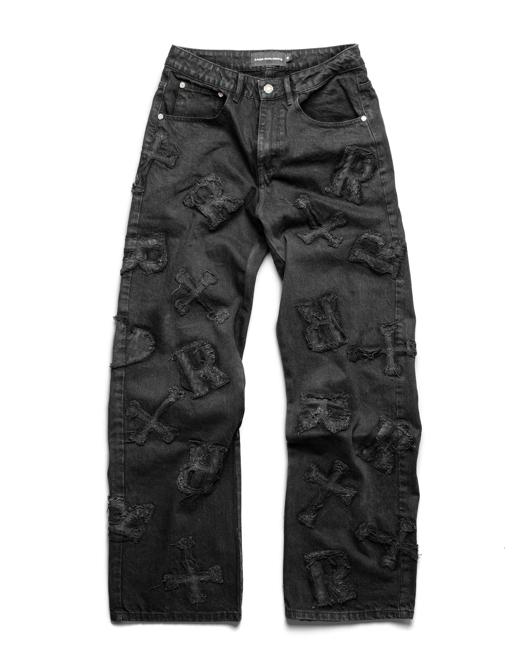 Black Patch Denim 2