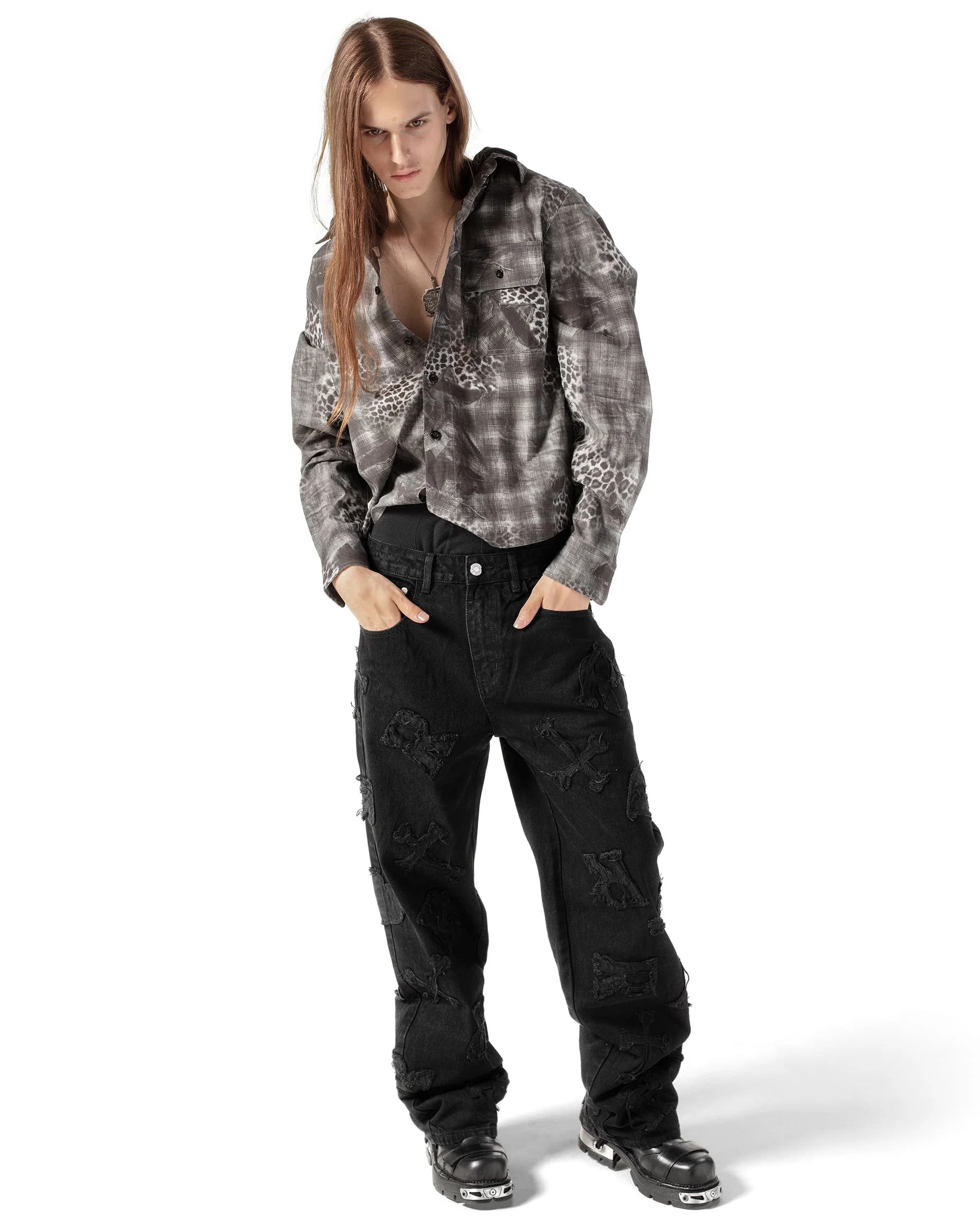 Black Patch Denim 6