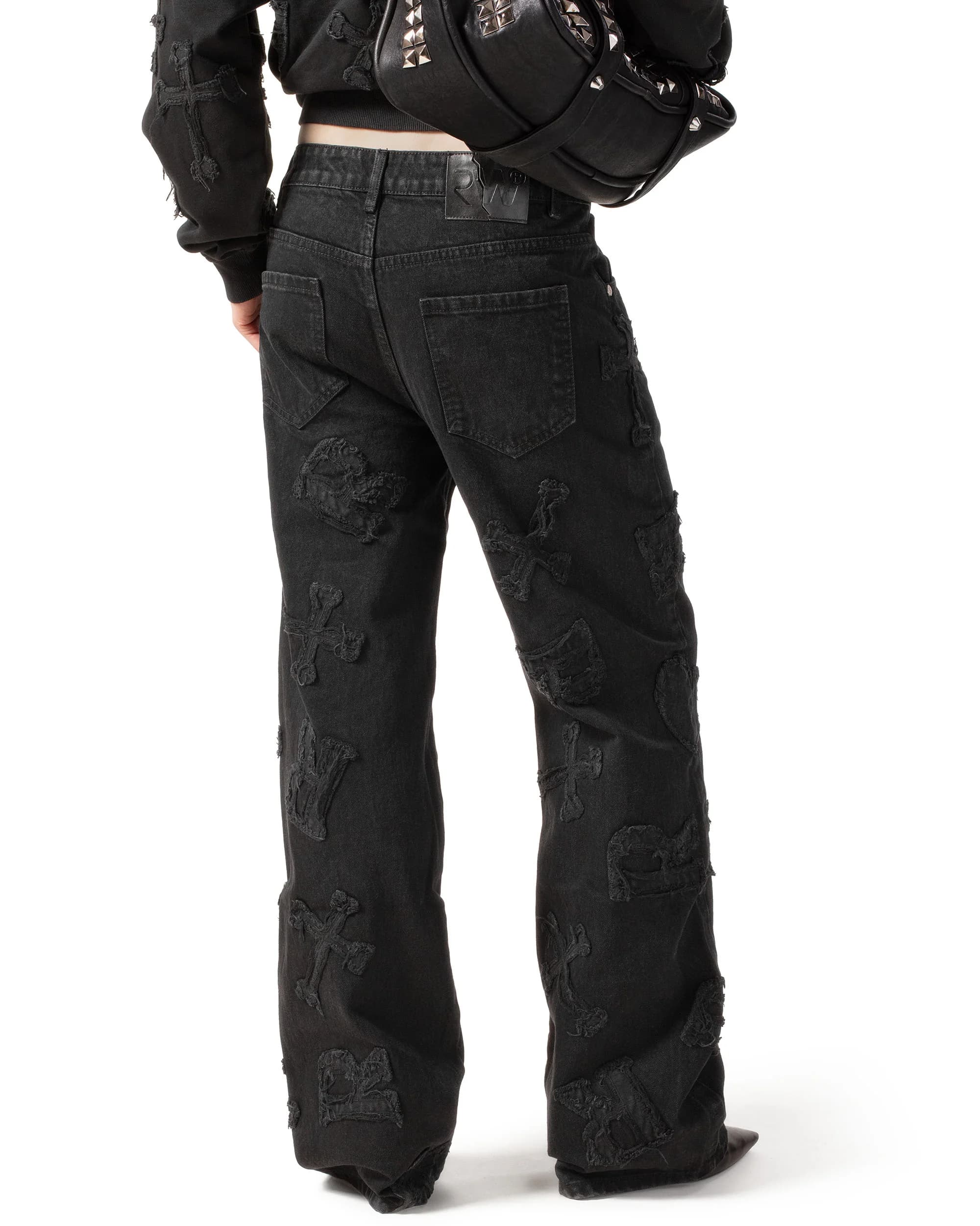 Black Patch Denim 7