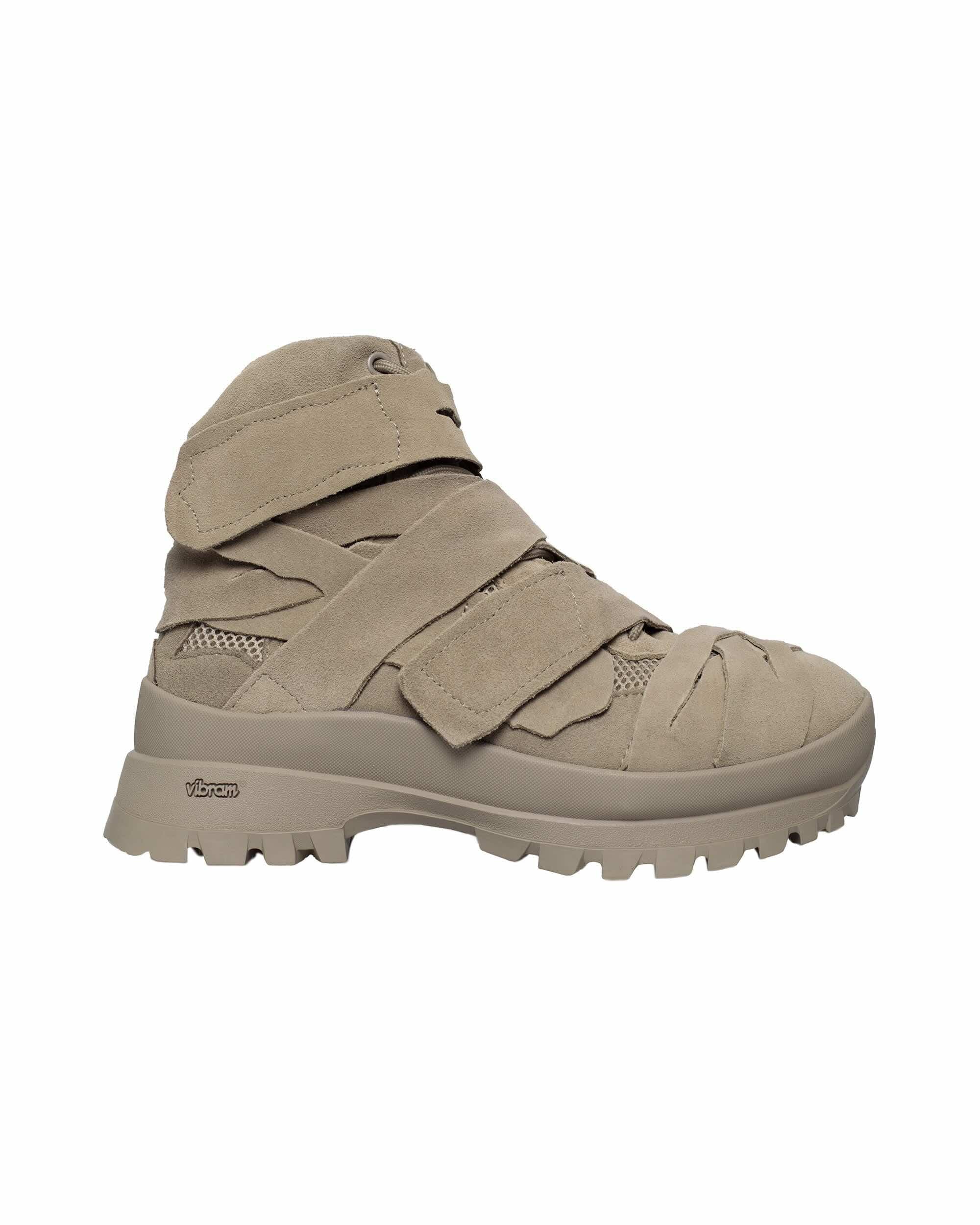 Beige Vibram® Desert Boots by Racer Worldwide®