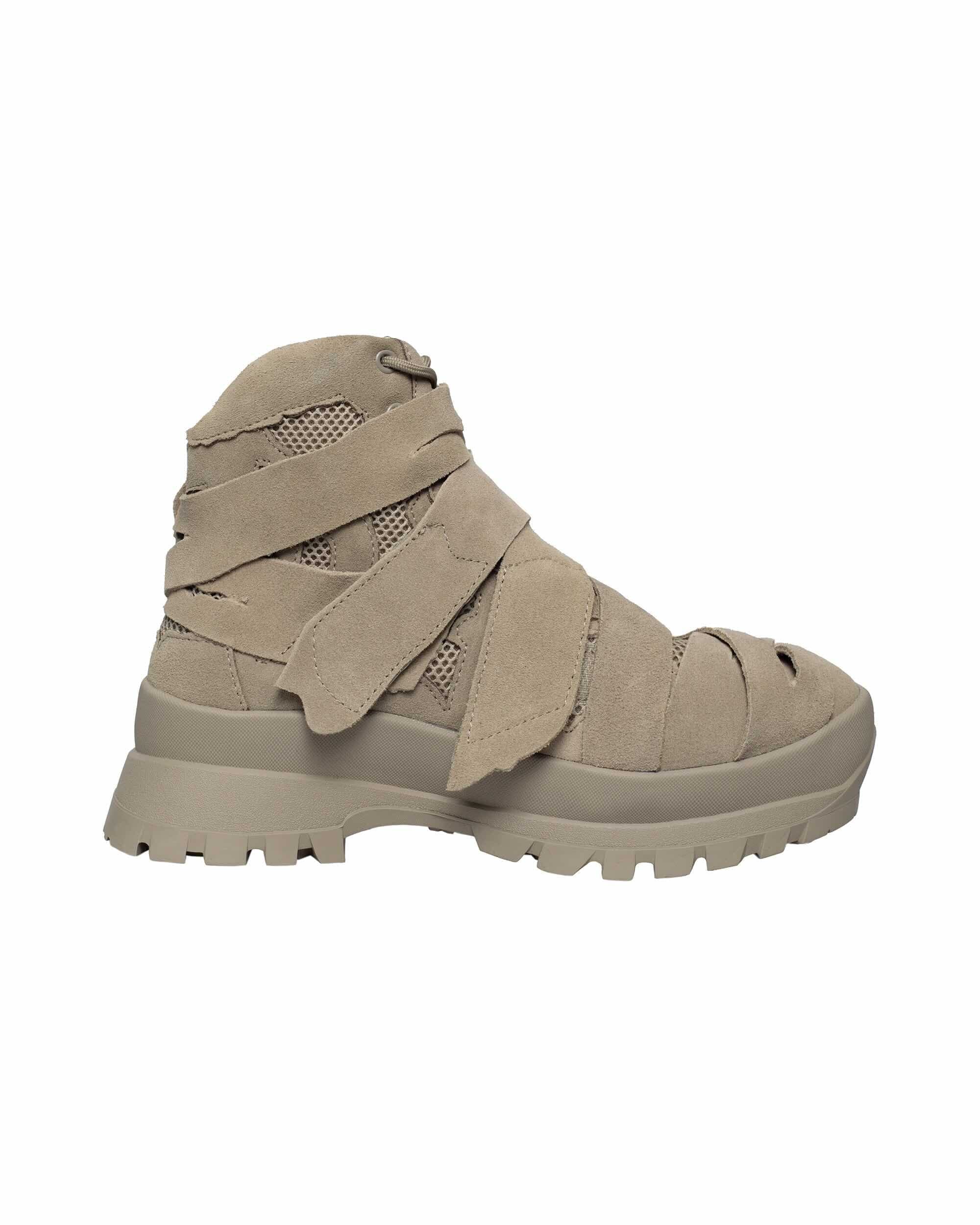 Beige Vibram® Desert Boots by Racer Worldwide®