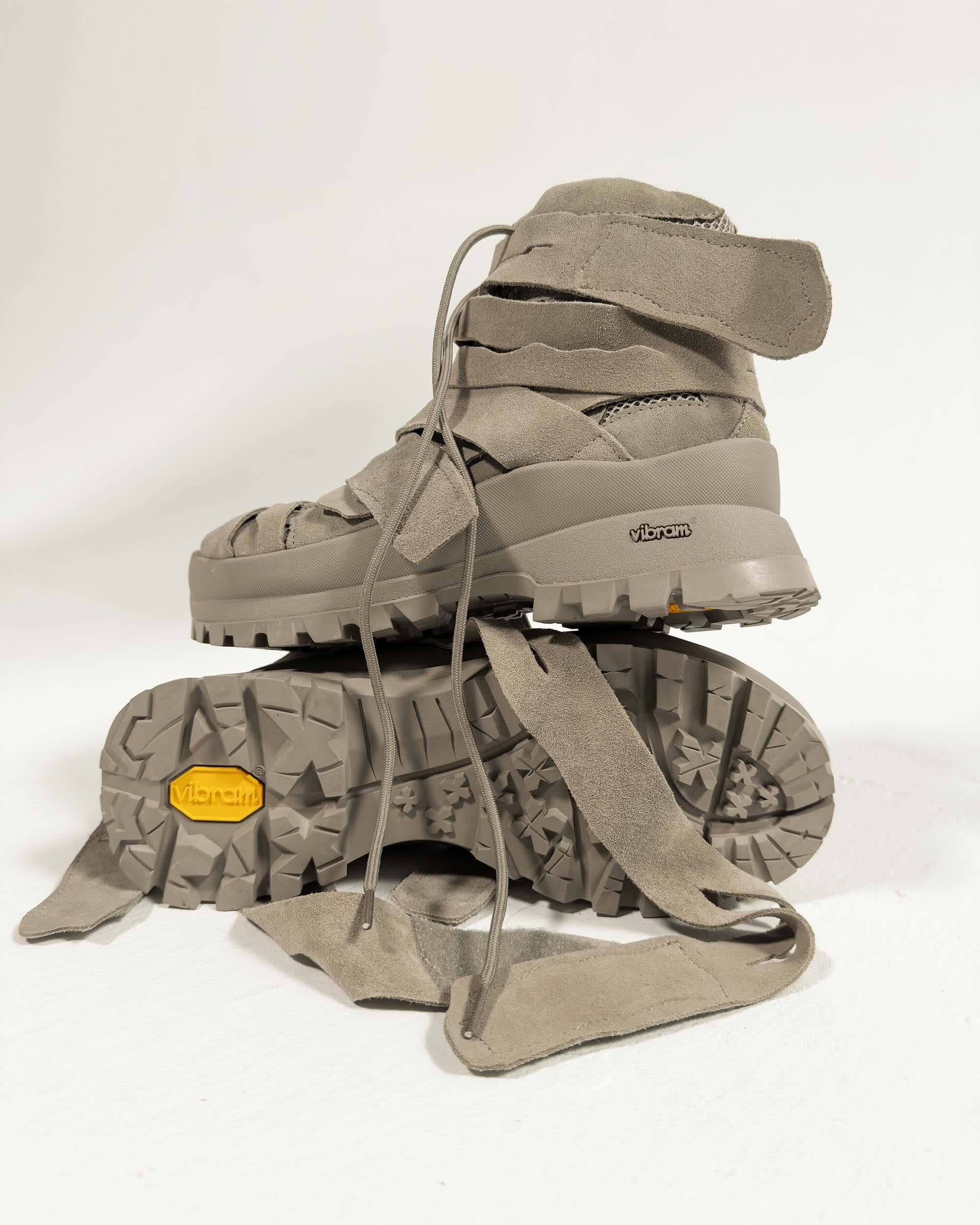 Beige Vibram® Desert Boots by Racer Worldwide®