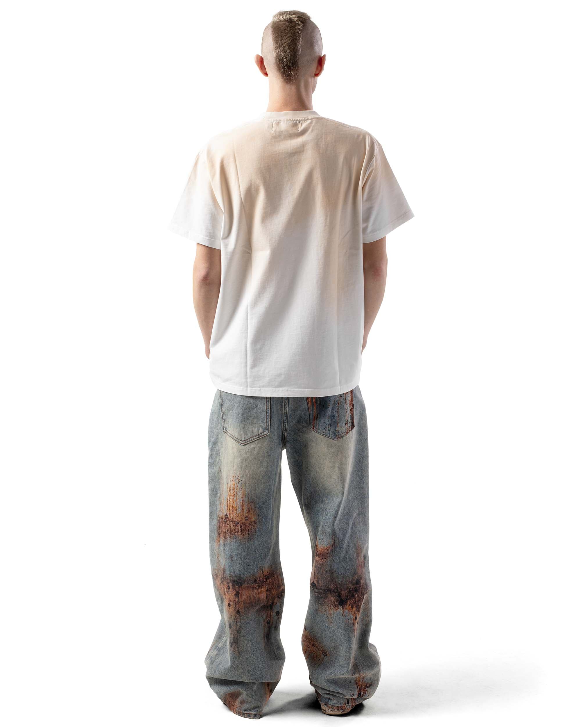 White Rust Cross T-Shirt 5
