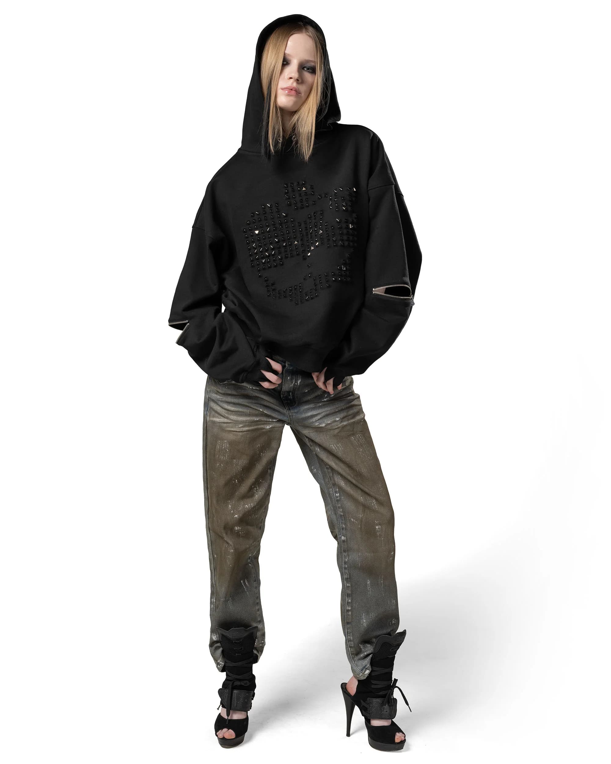Monster High™ x Racer Studded Hoodie 6