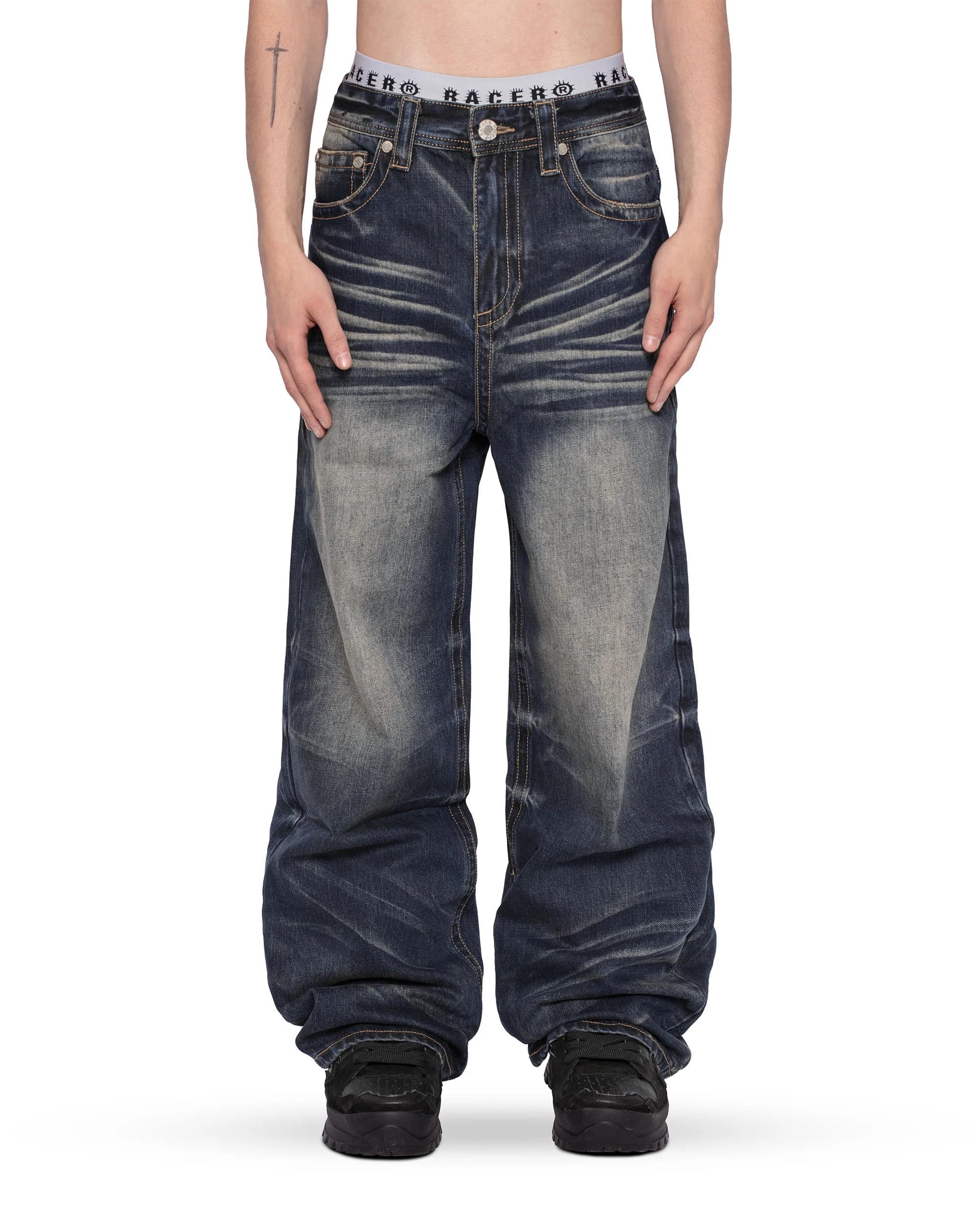 Blue SK8 Denim by Racer Worldwide®