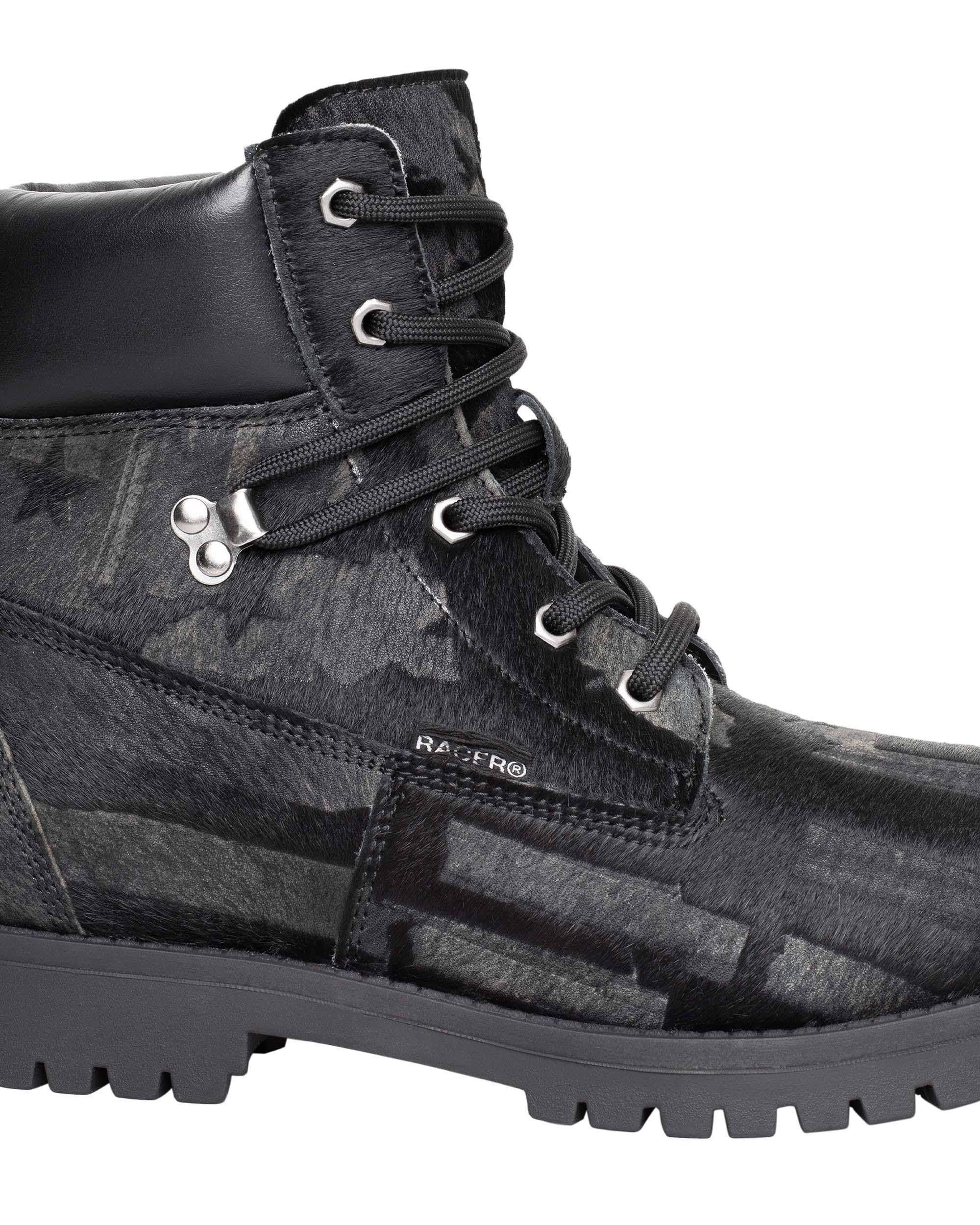 Black Pony Utility Boots 5
