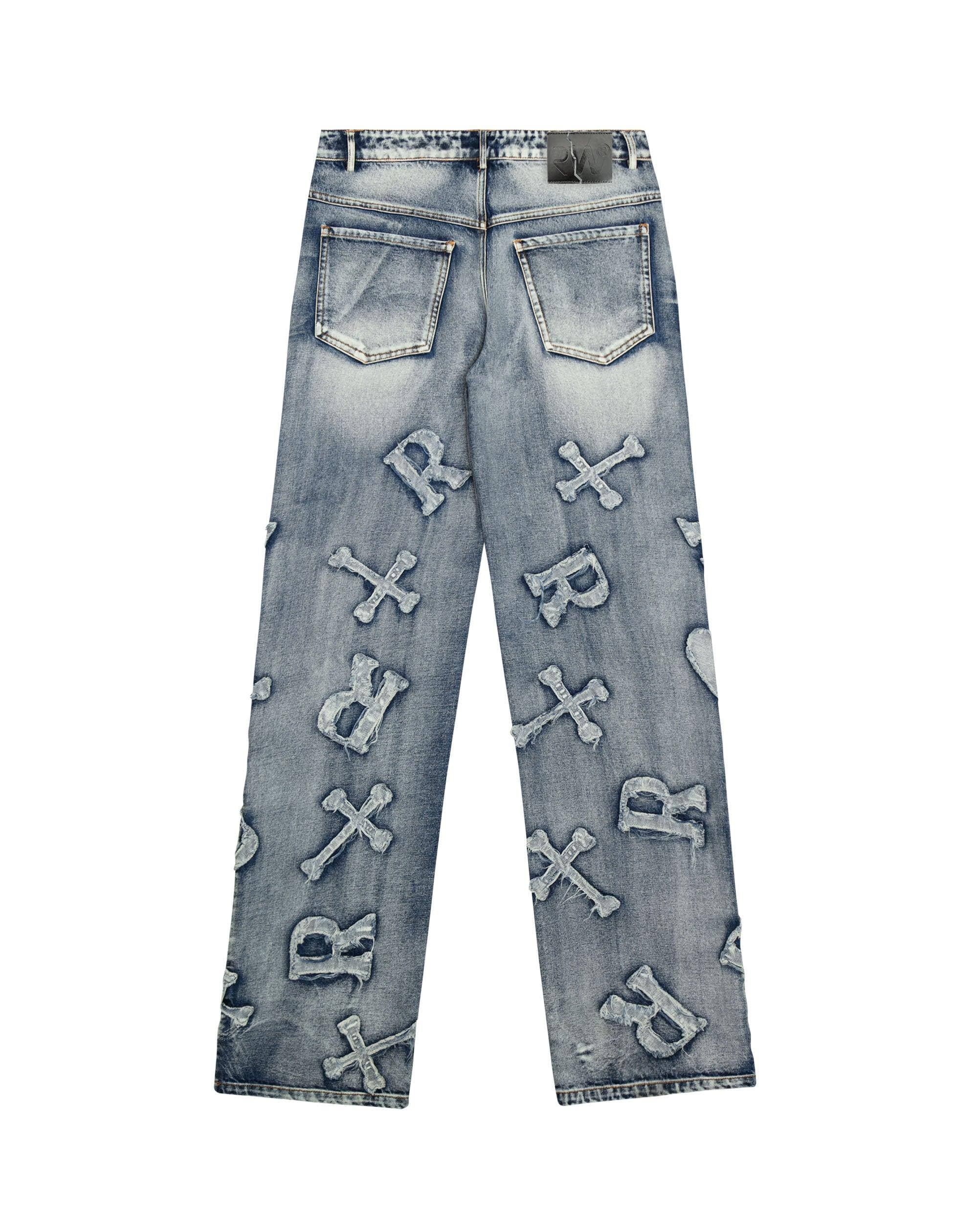 Washed Ice Patch Jeans by Racer Worldwide®