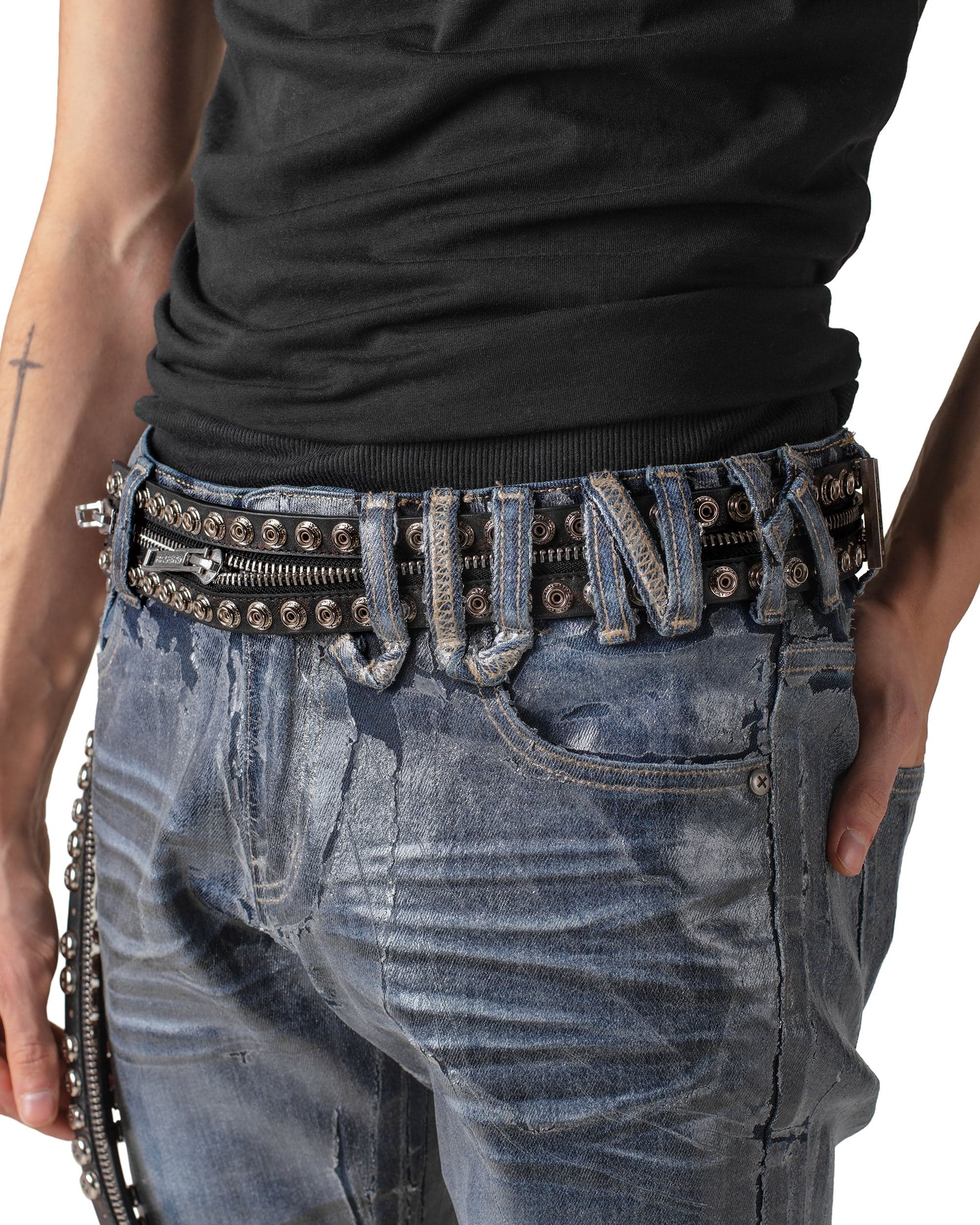 Waxed Slim Gloss Denim by Racer Worldwide®