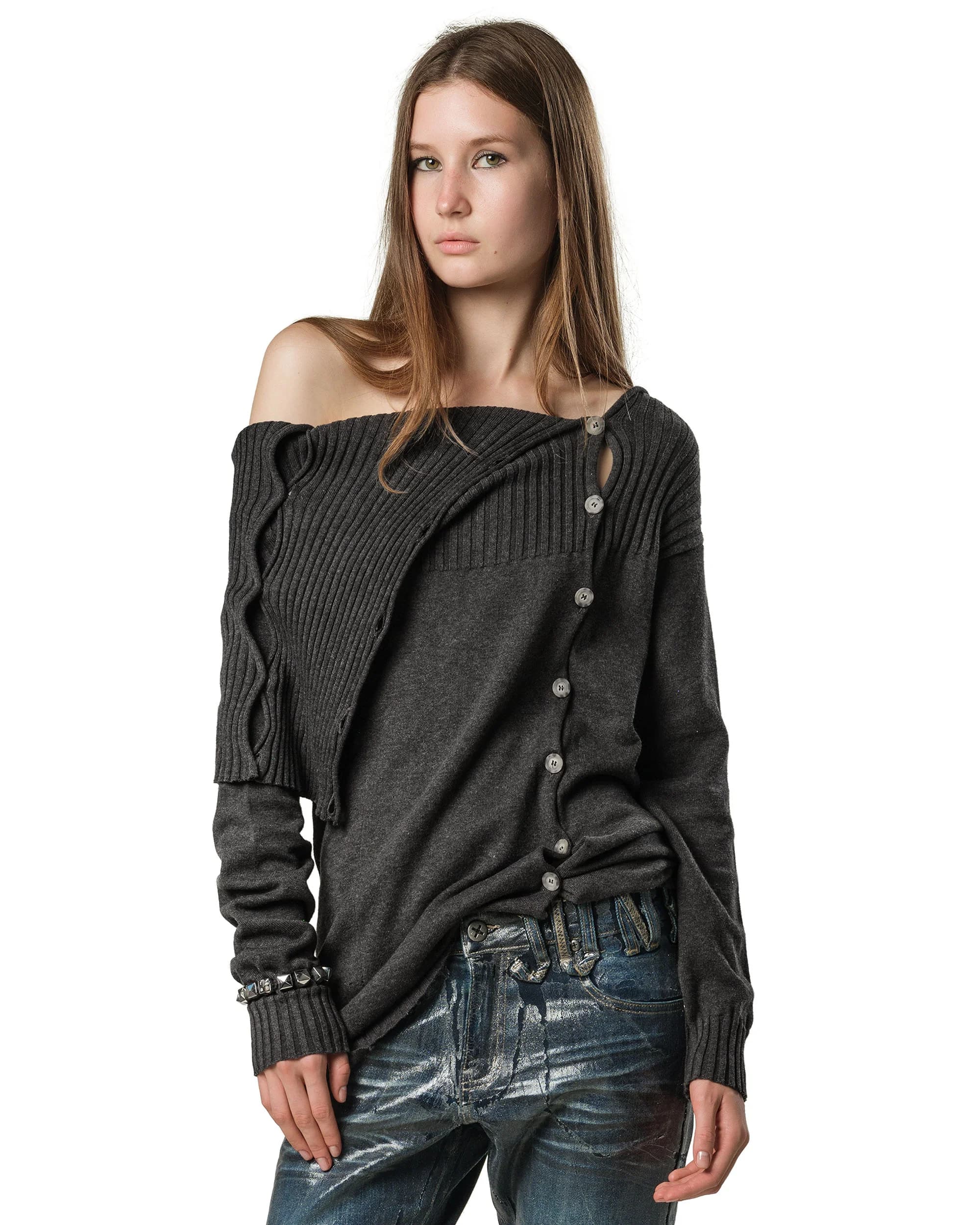 Off Shoulder Knit by Racer Worldwide®