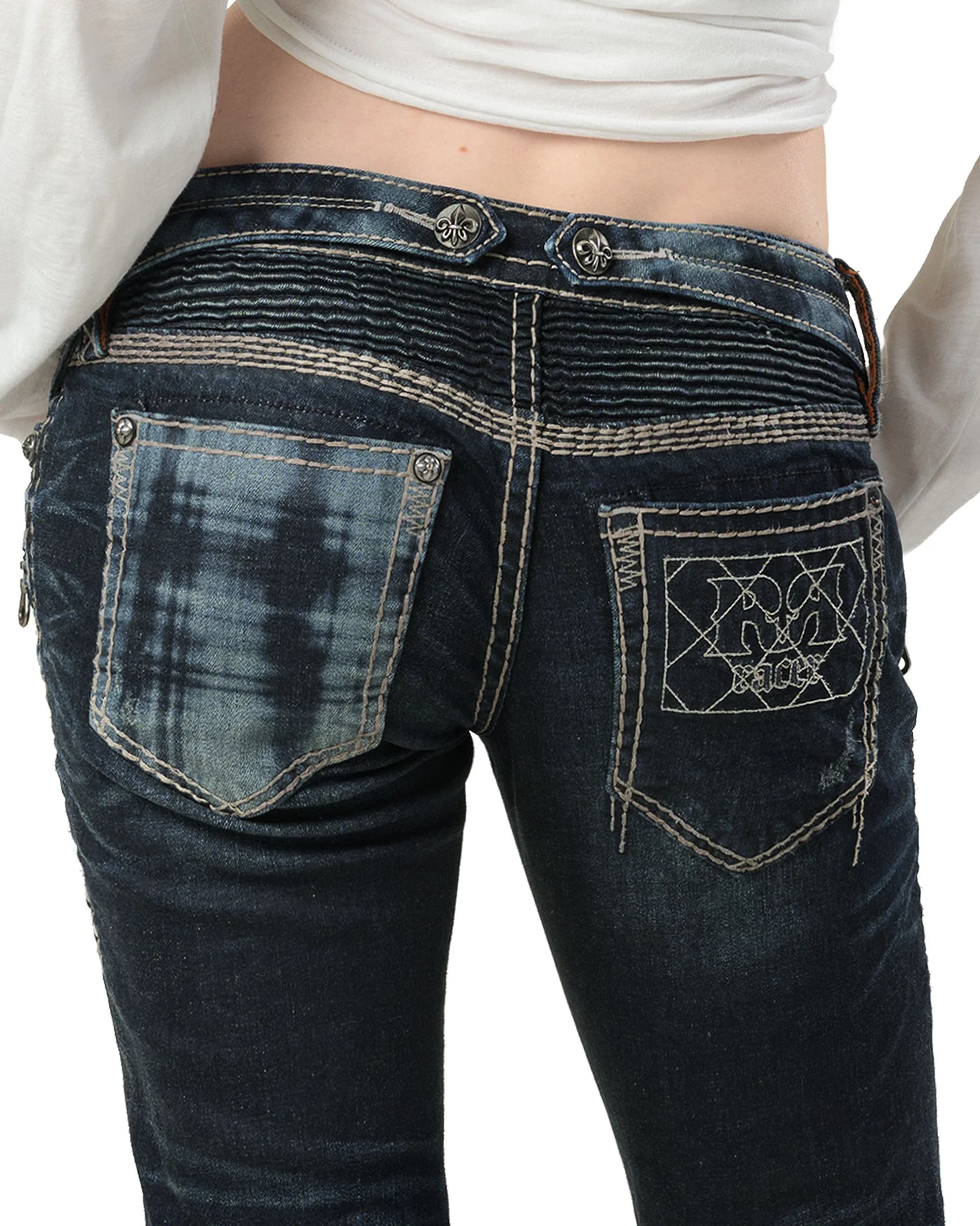 Rock Revival Women's Coated Bootcut Denim 3