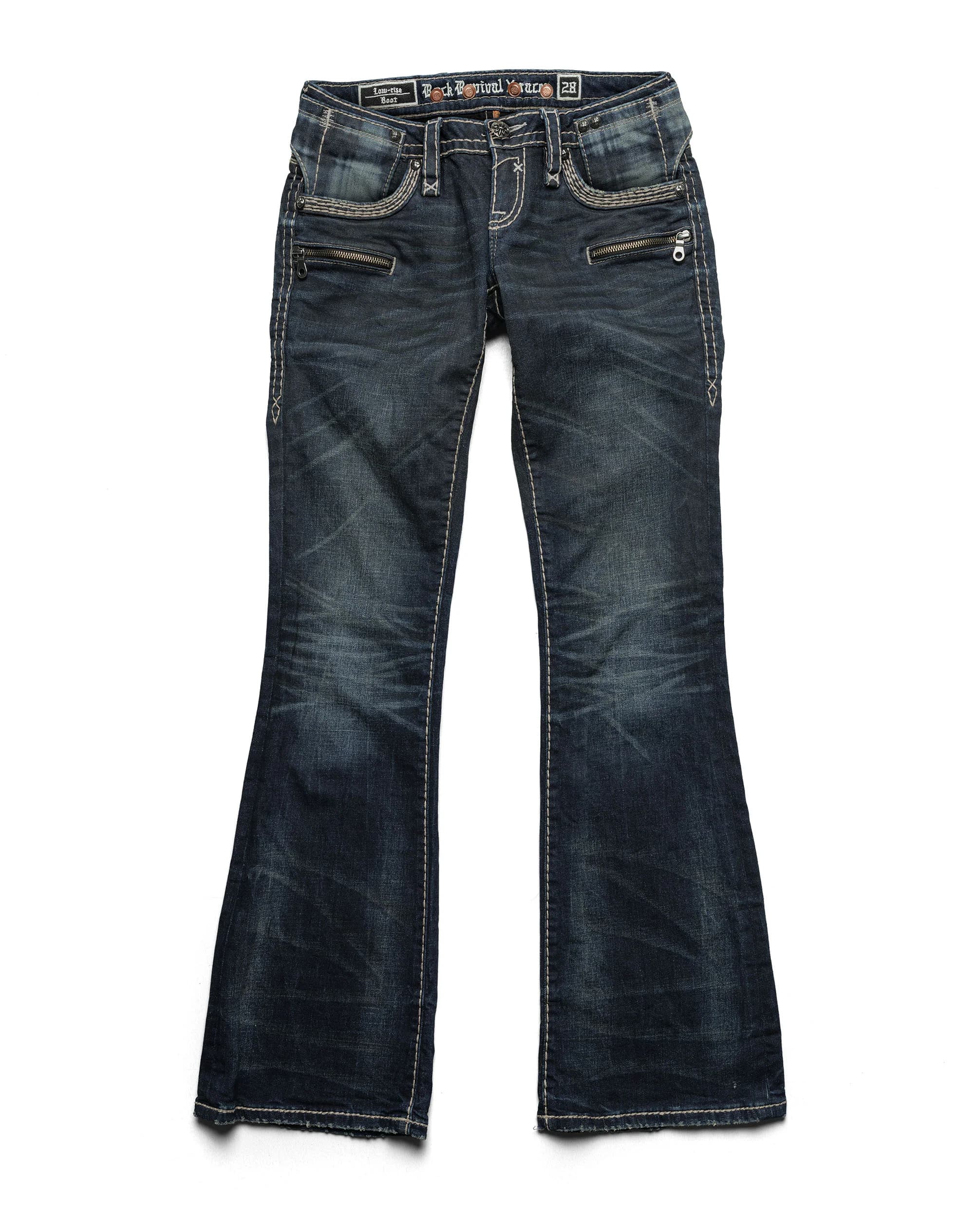 Rock Revival Women's Coated Bootcut Denim 6