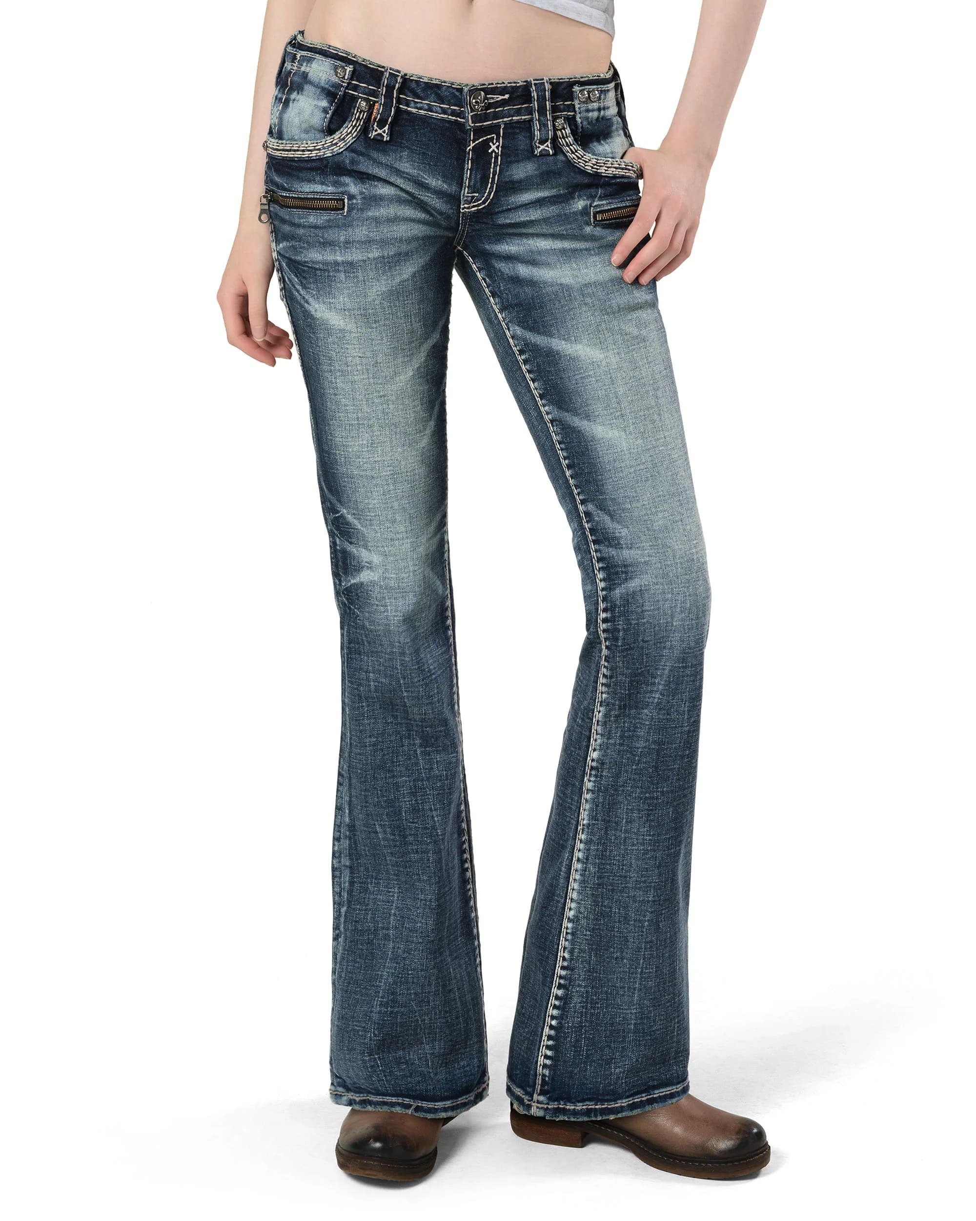 Rock Revival Women's Light Bootcut Denim 2