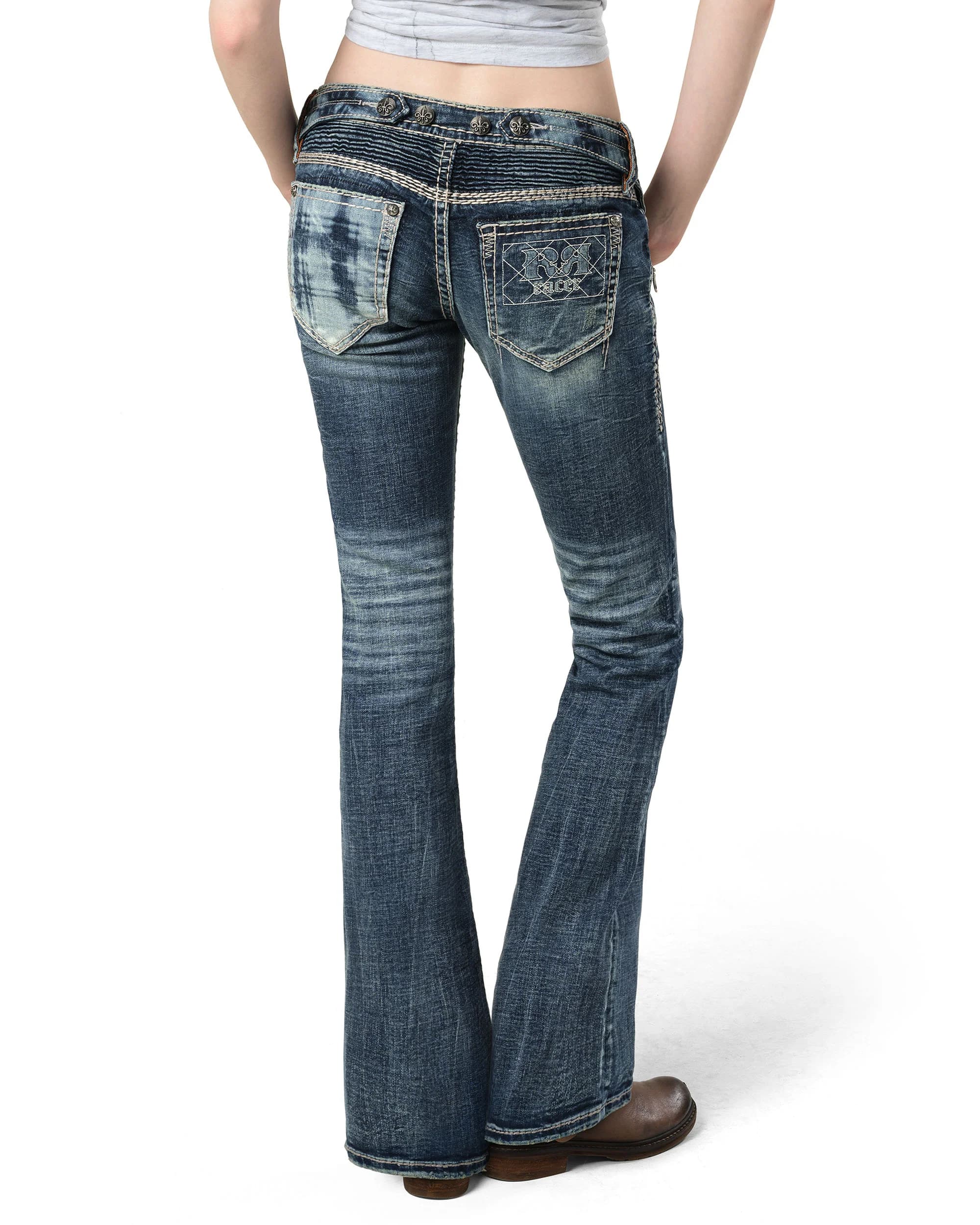 Rock Revival Women's Light Bootcut Denim by Racer Worldwide®