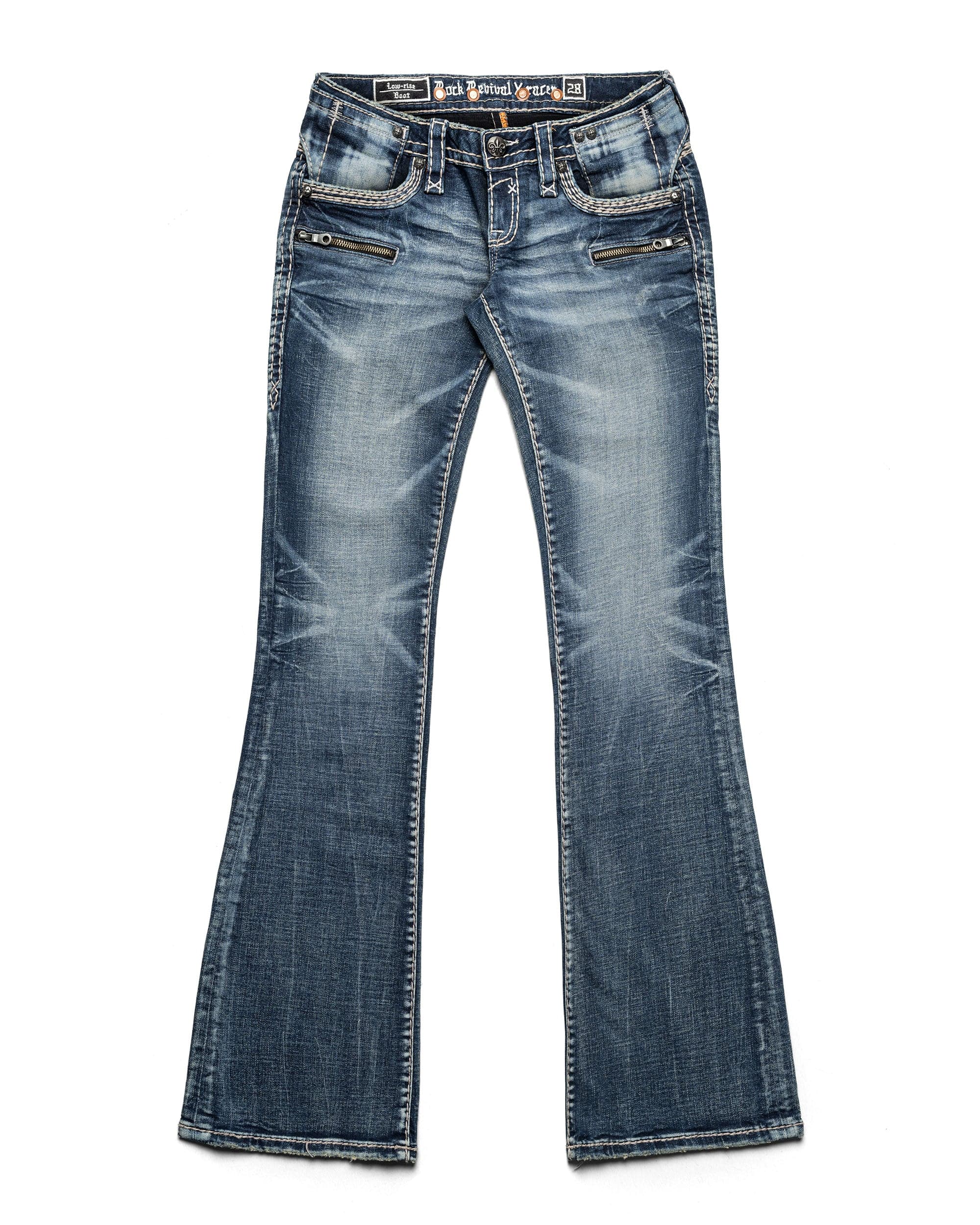 Rock Revival Women's Light Bootcut Denim 7