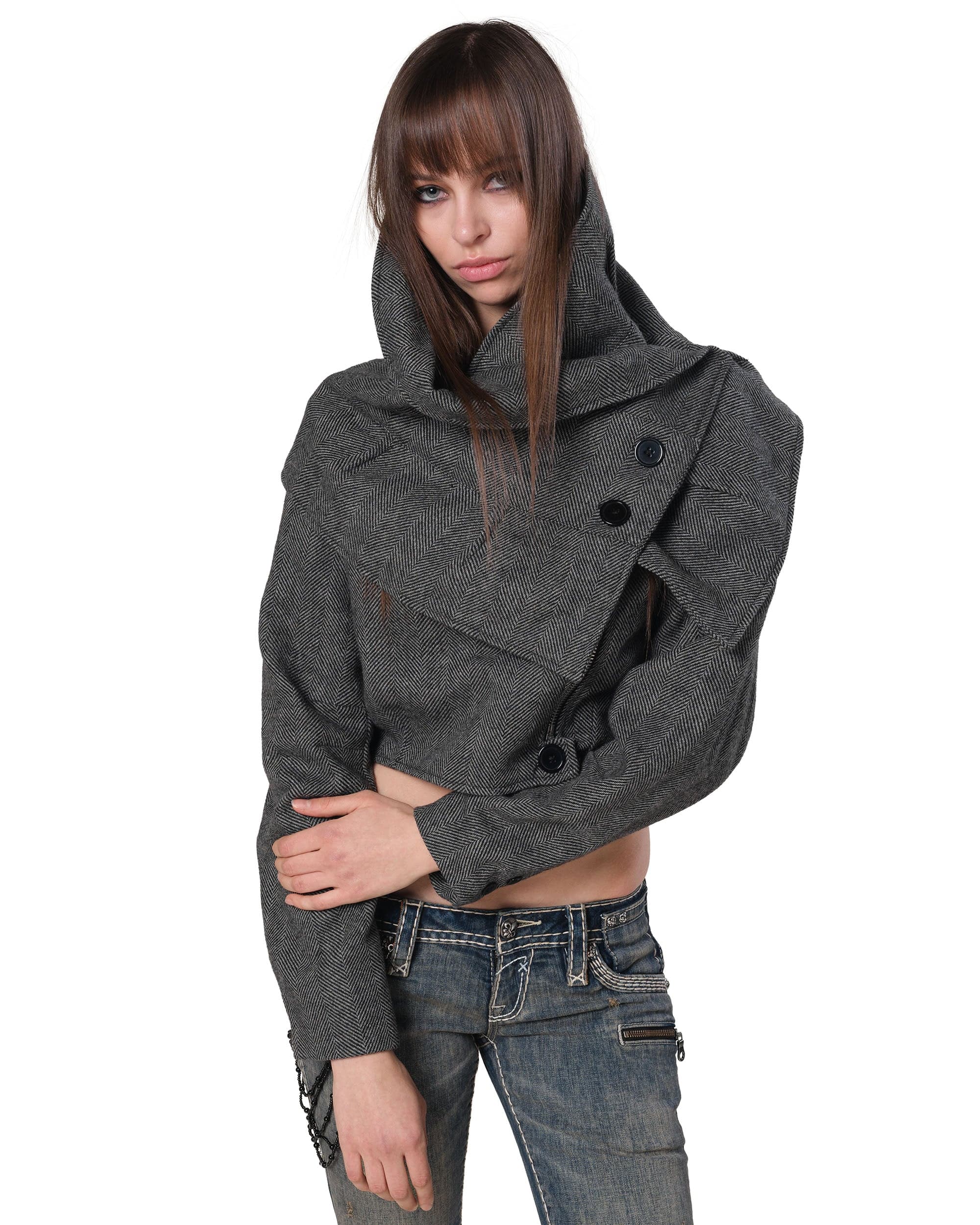 Herringbone Transformer Jacket by Racer Worldwide®