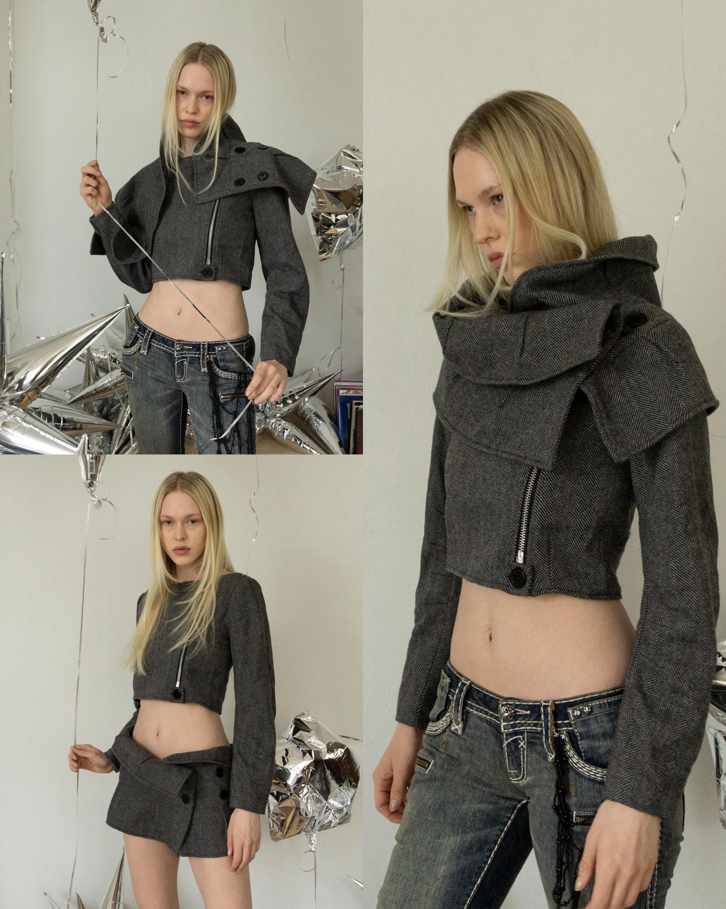 Herringbone Transformer Jacket 8
