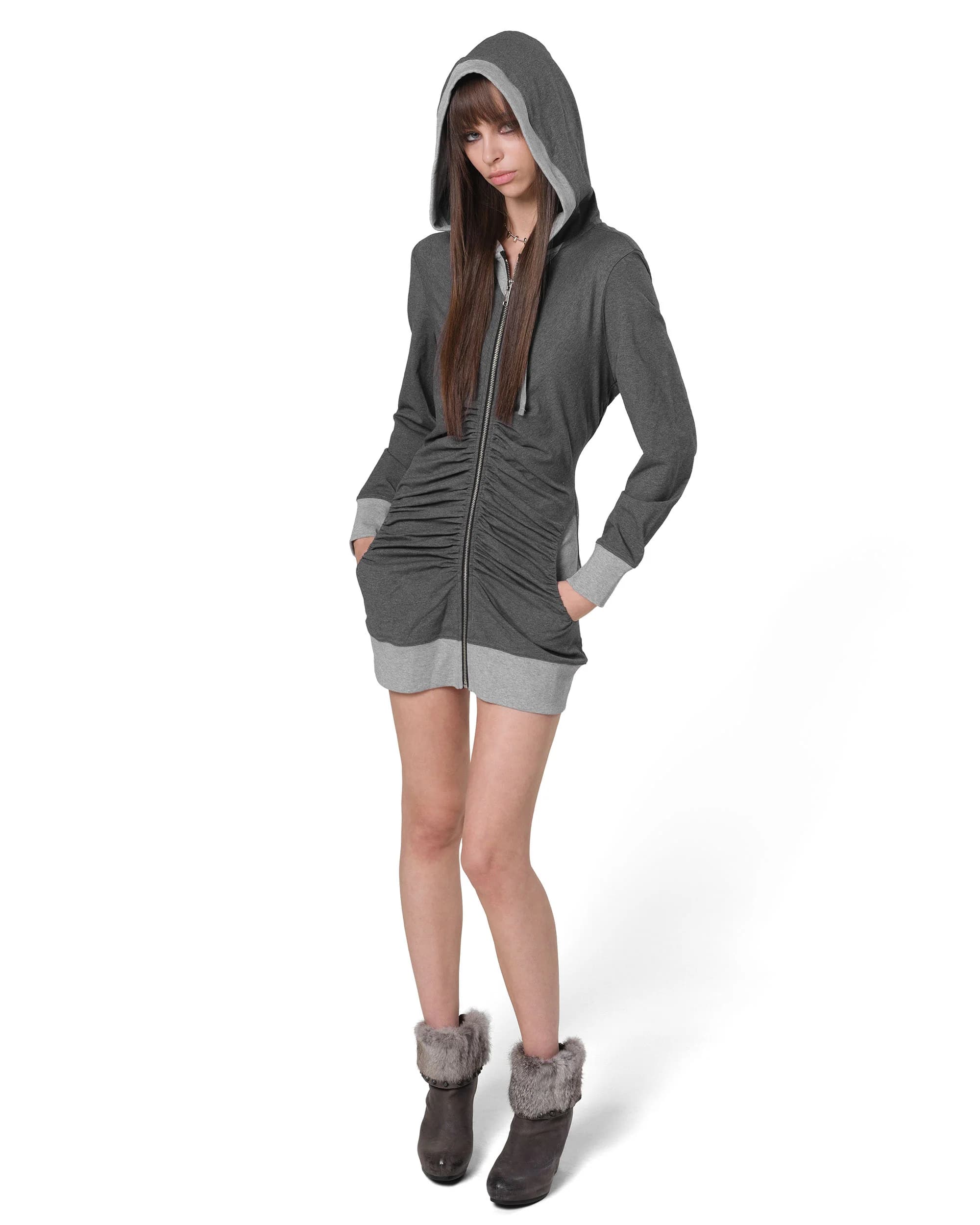 Ruched Hoodie 4