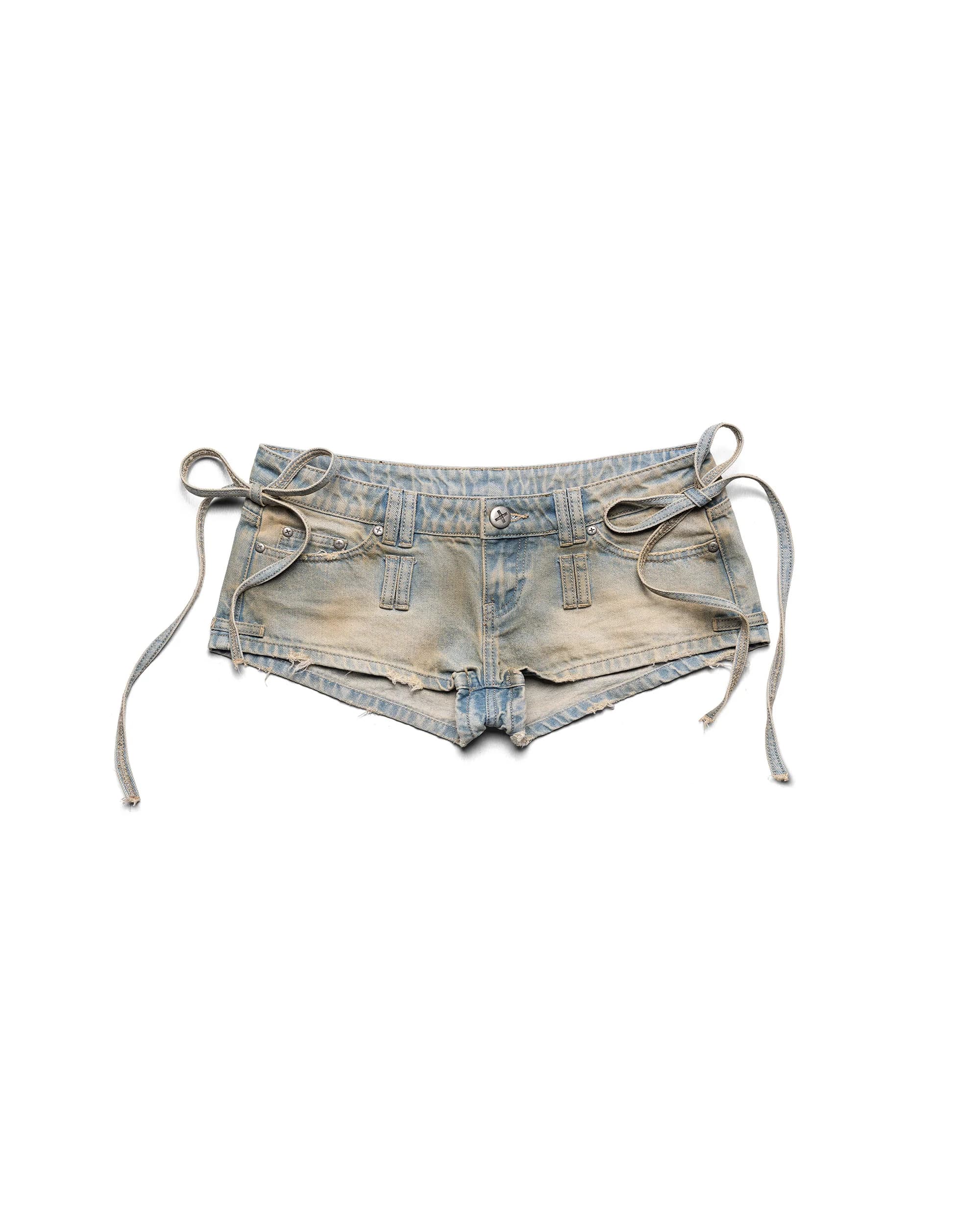 Micro Denim Transformer Shorts 2