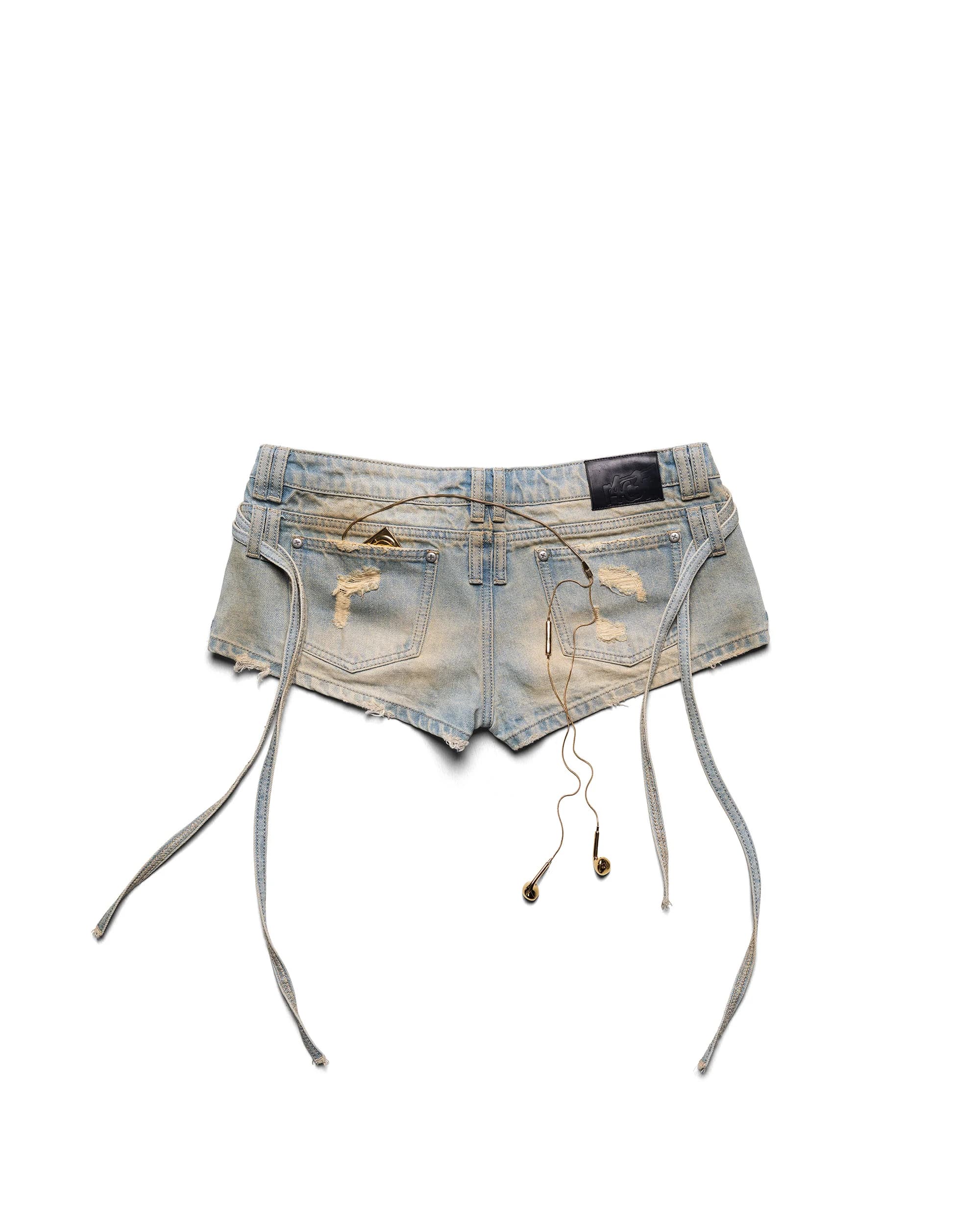 Micro Denim Transformer Shorts 7