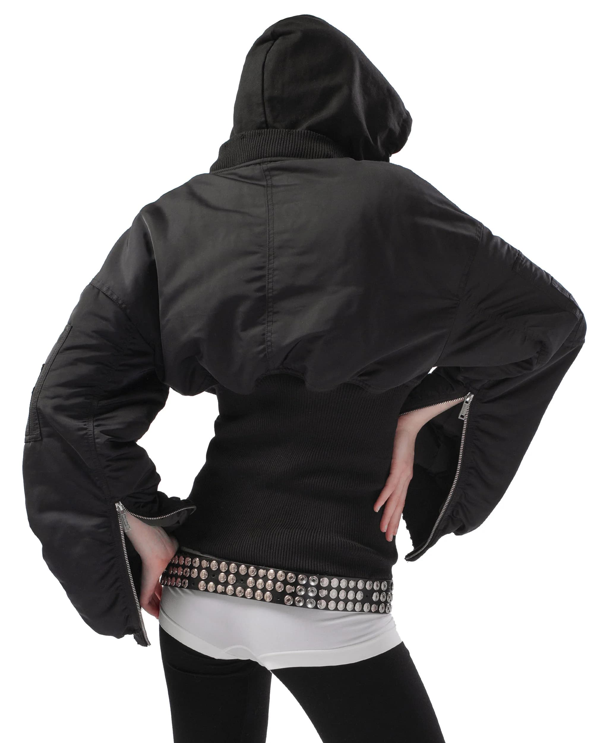 Black Fitted Bomber 3