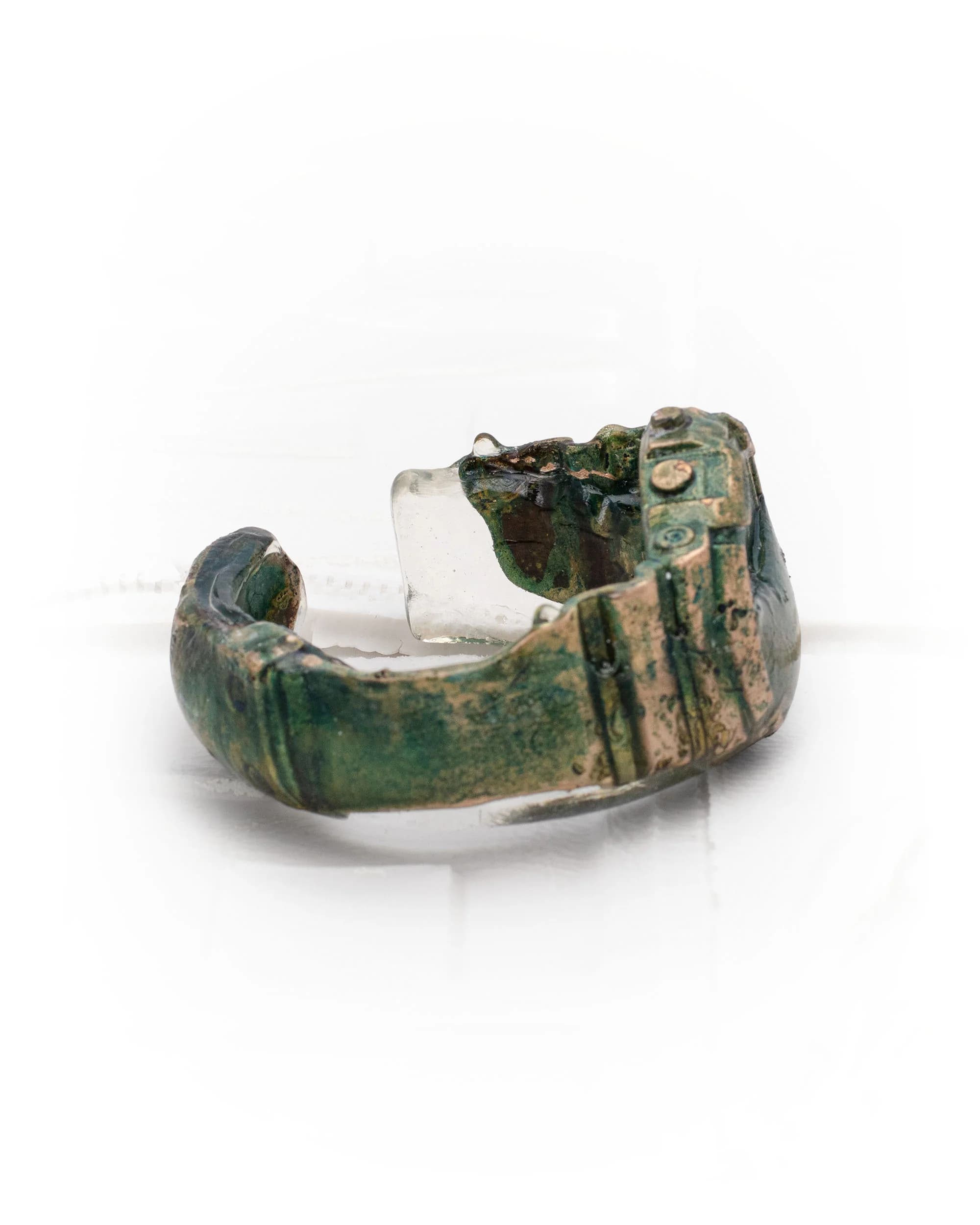 Oxidized Bronze Watch Bracelet 2