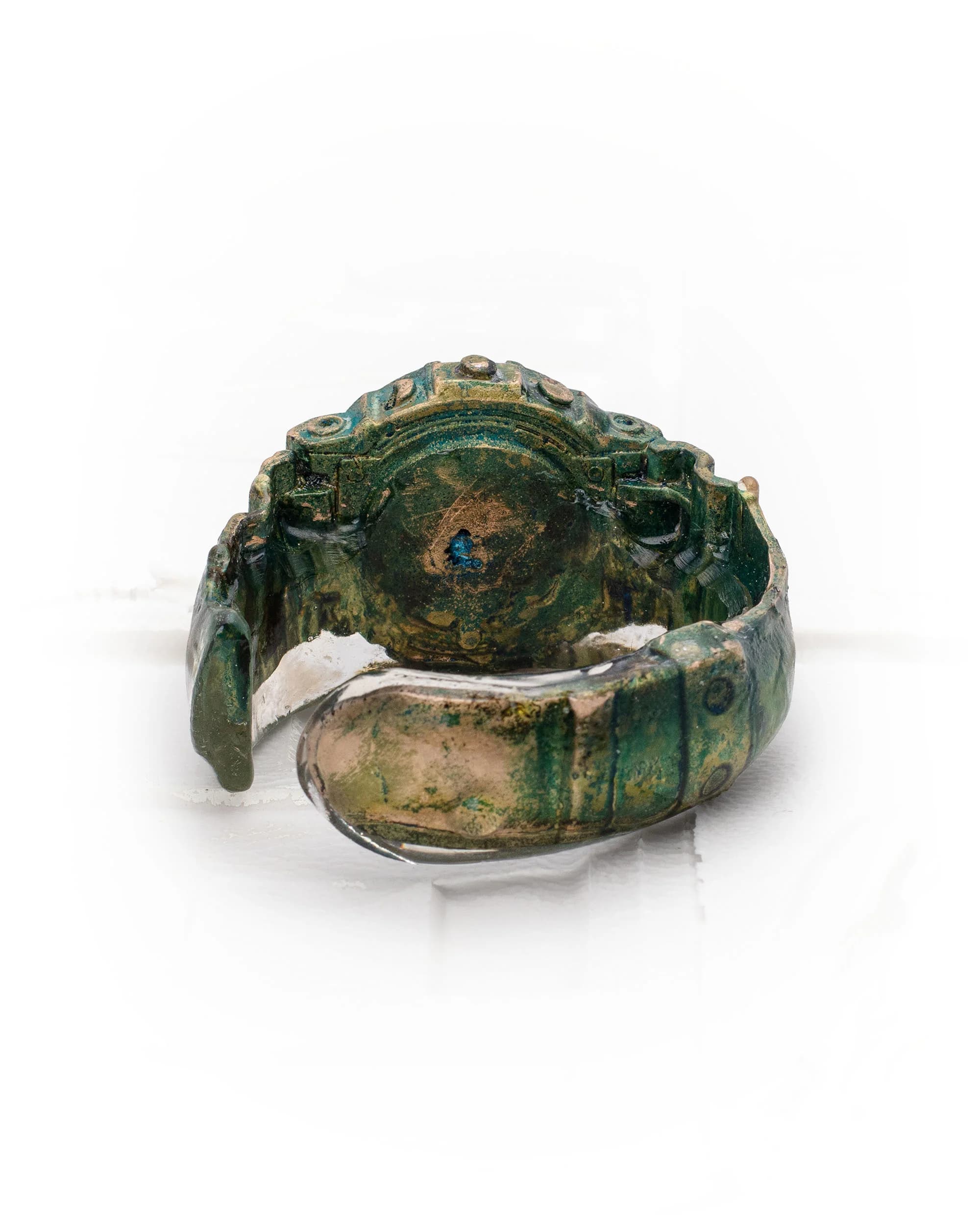 Oxidized Bronze Watch Bracelet 3