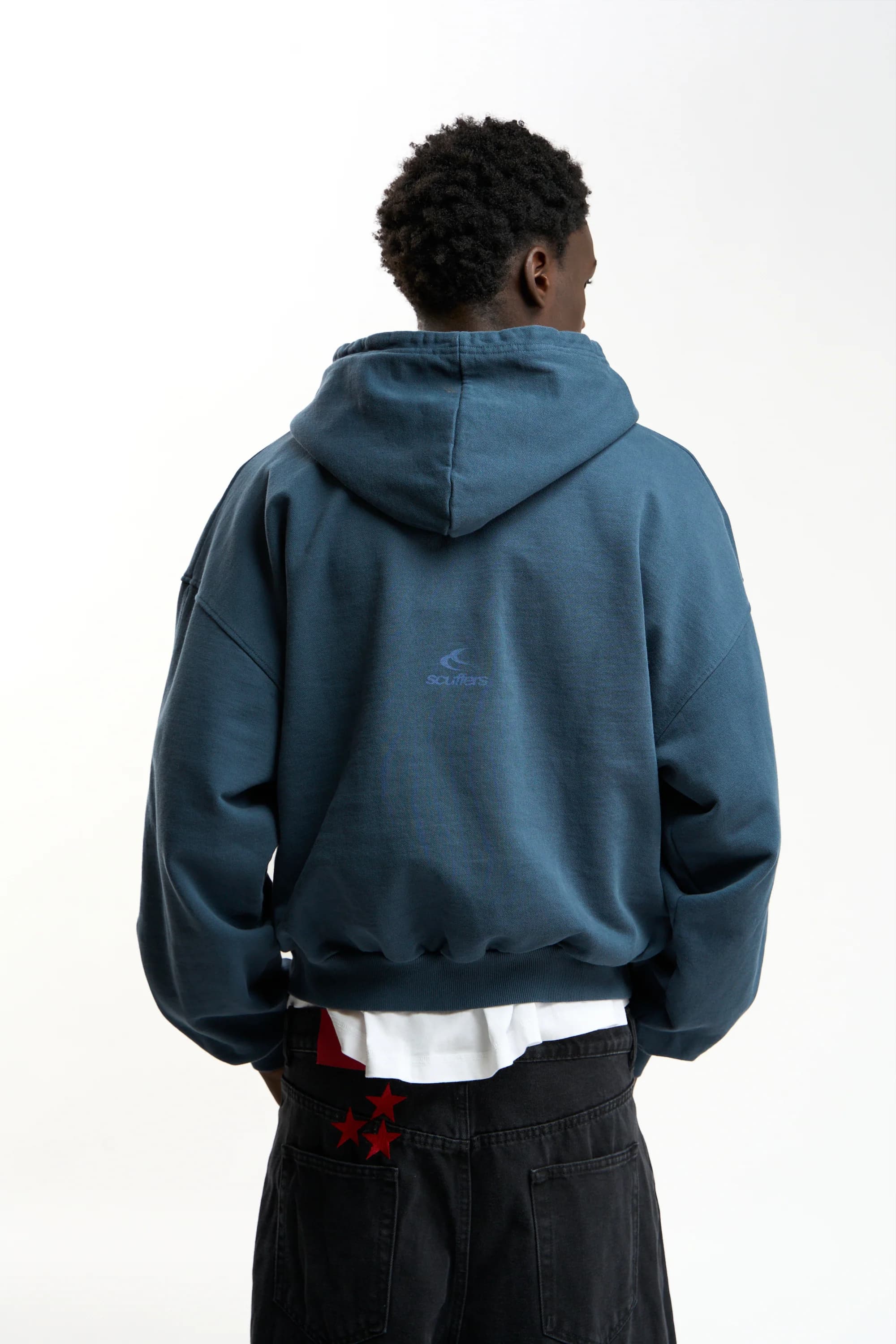 Raw Blue Hoodie 3