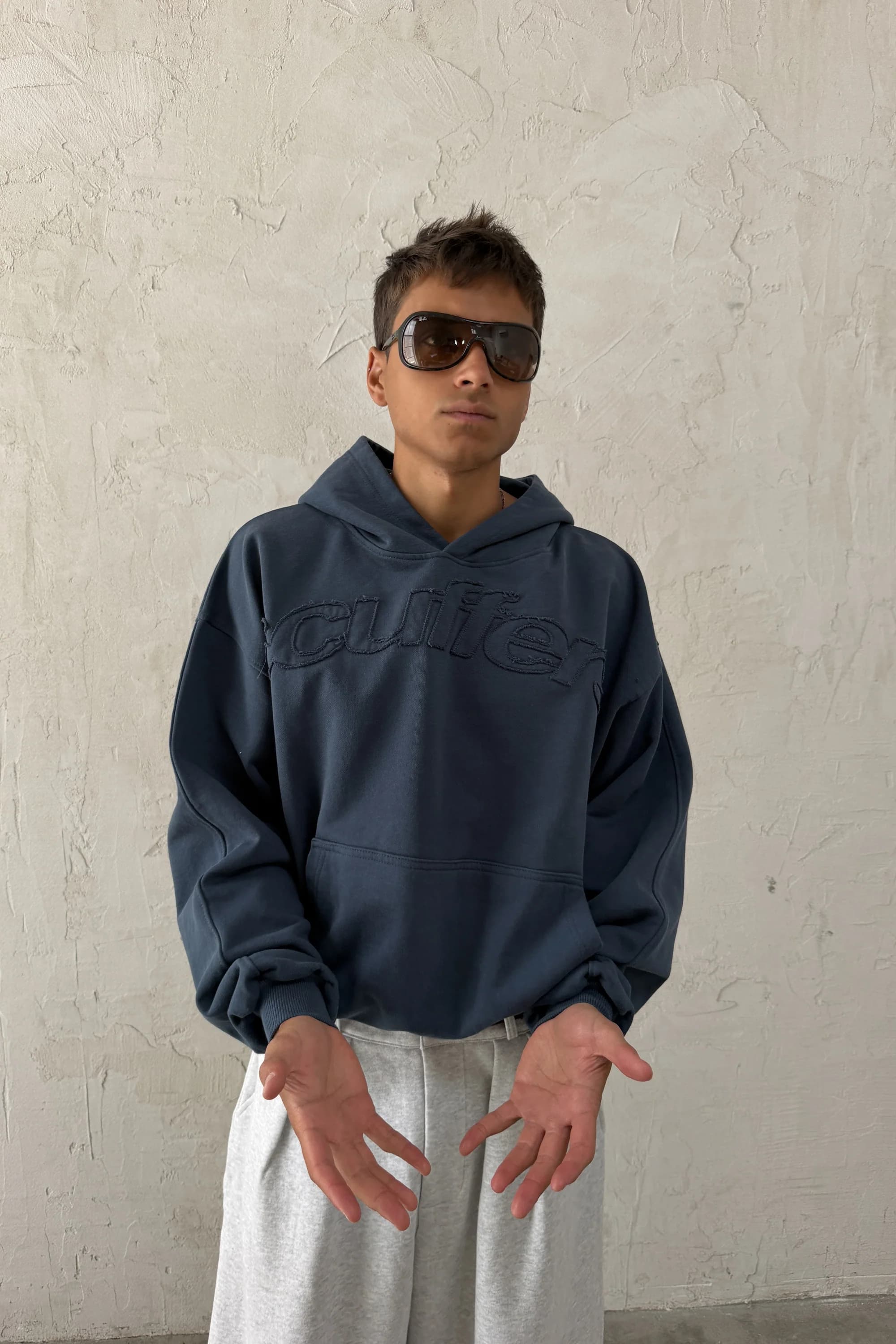 Raw Blue Hoodie 4