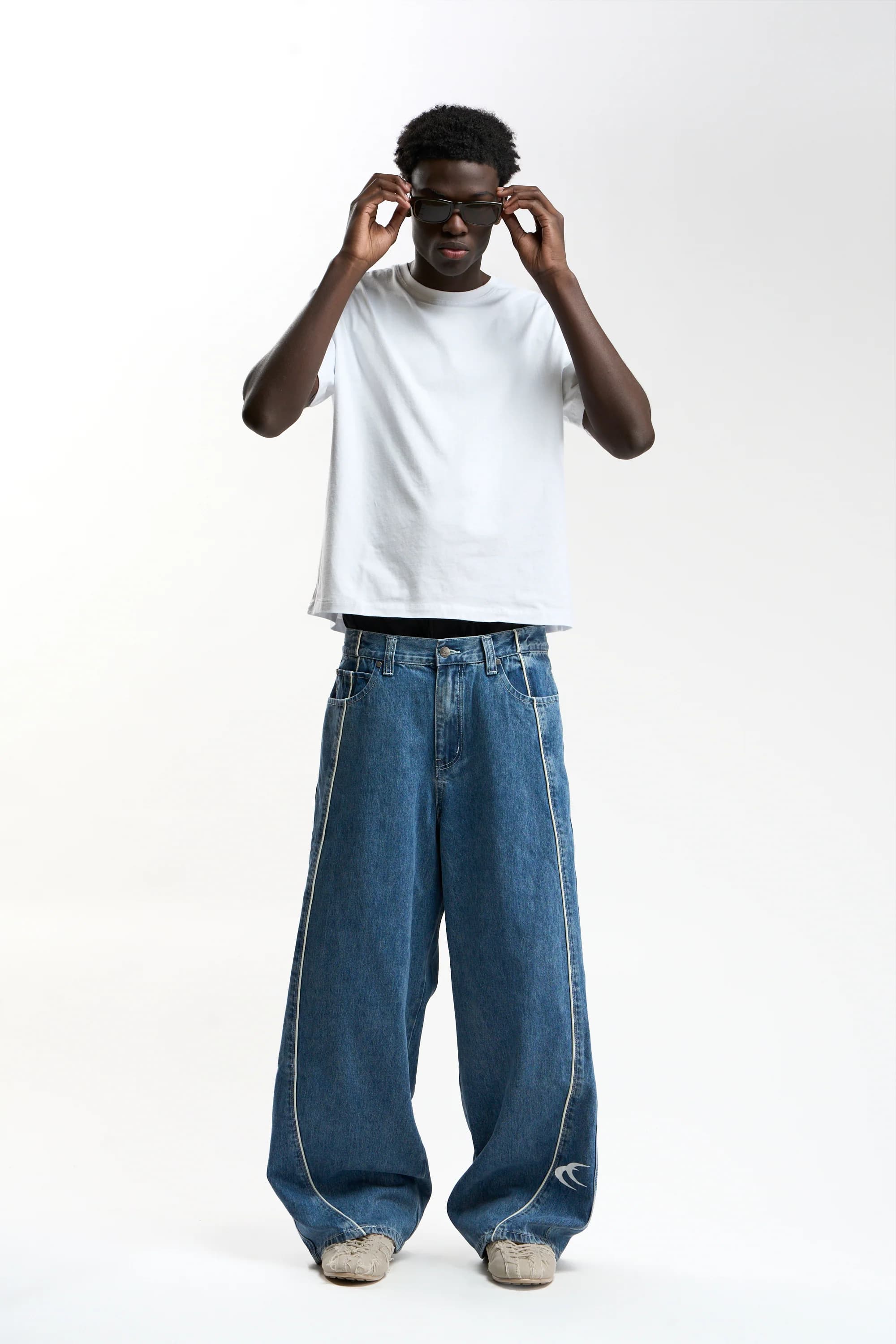 Mowa Blue Pants by Scuffers