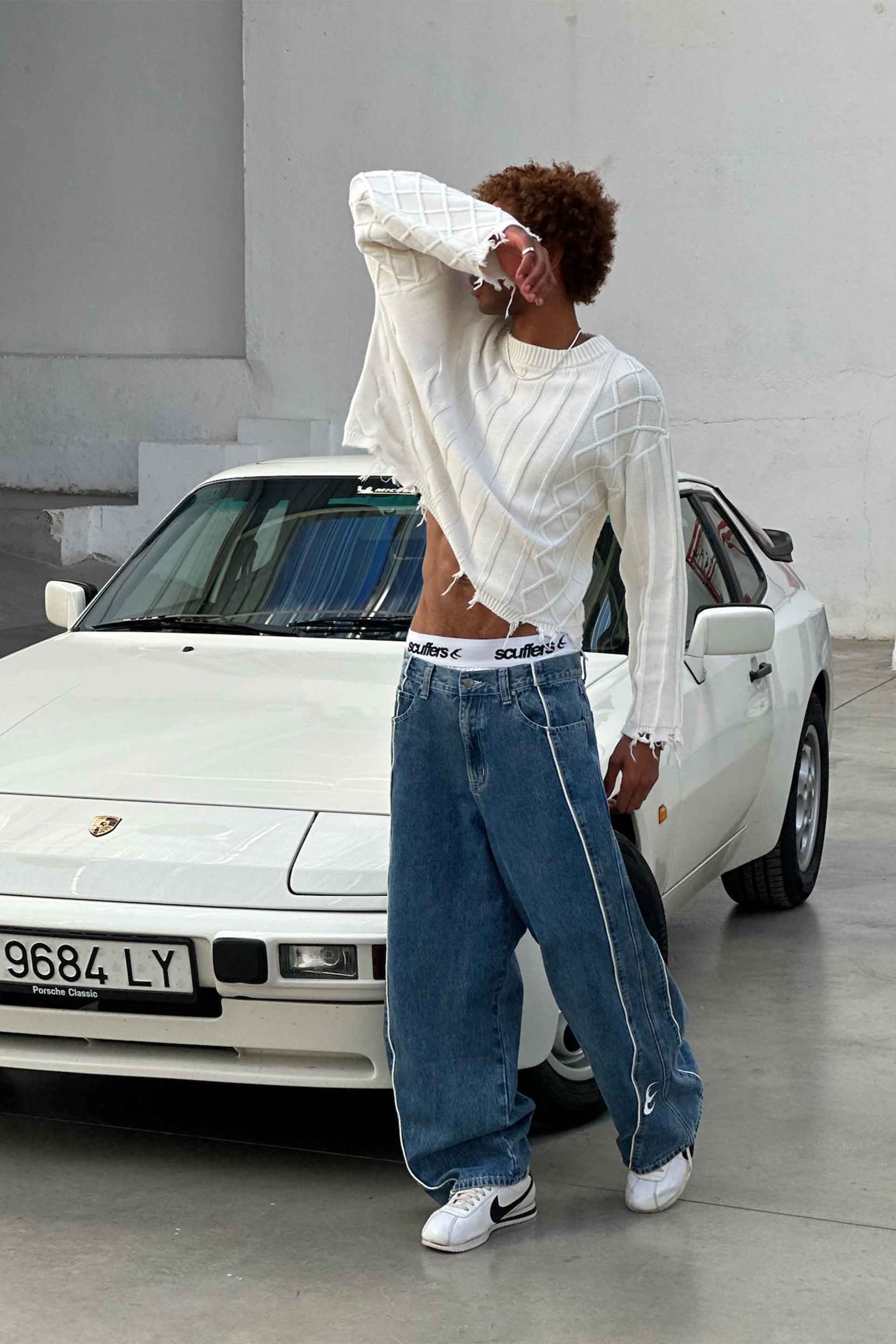 Mowa Blue Pants by Scuffers