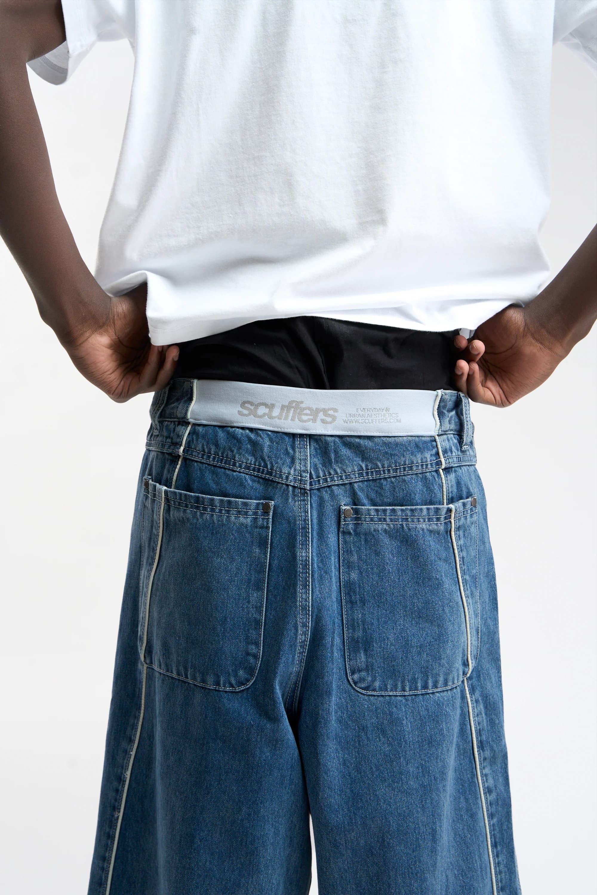 Mowa Blue Pants by Scuffers