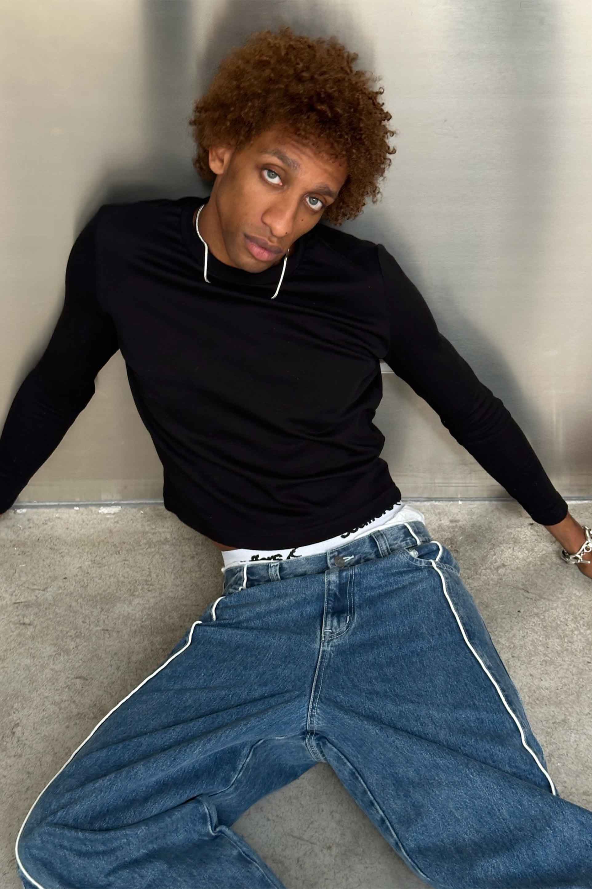 Mowa Blue Pants by Scuffers