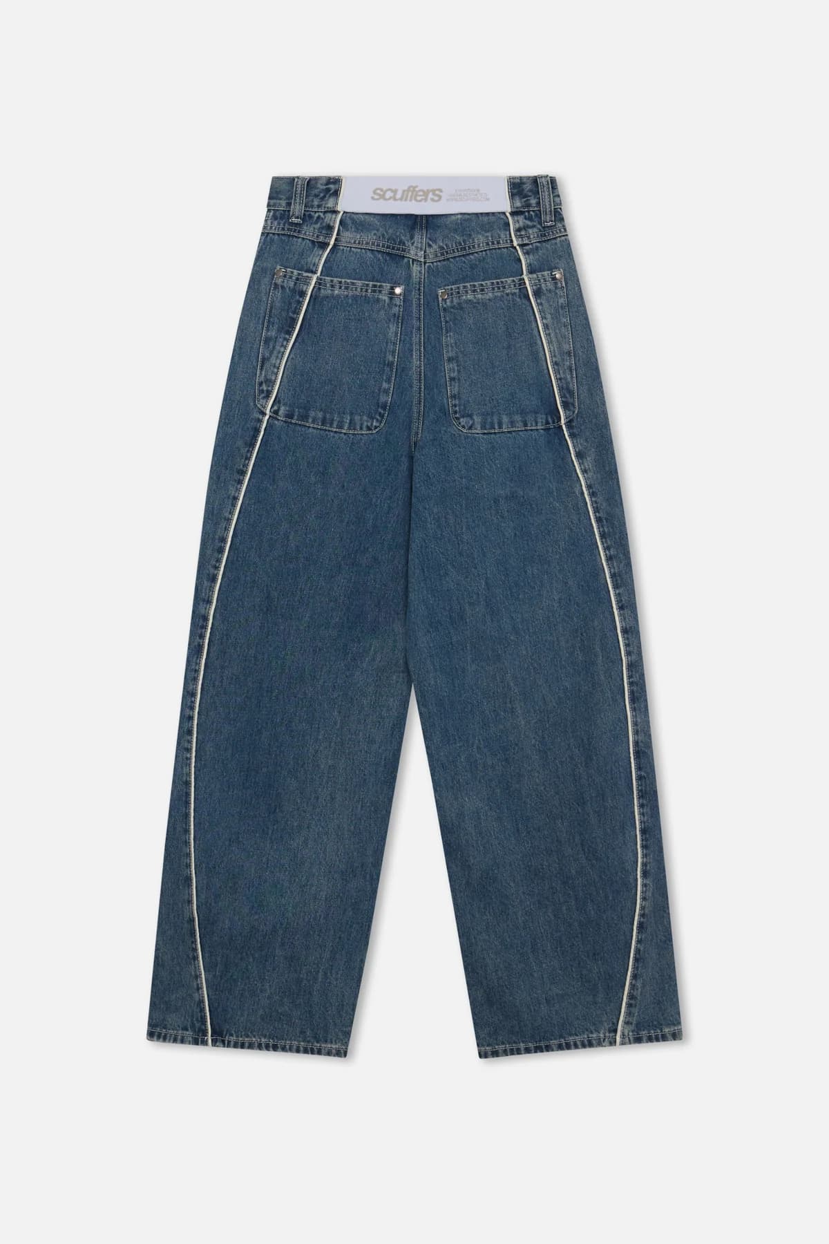 Mowa Blue Pants by Scuffers