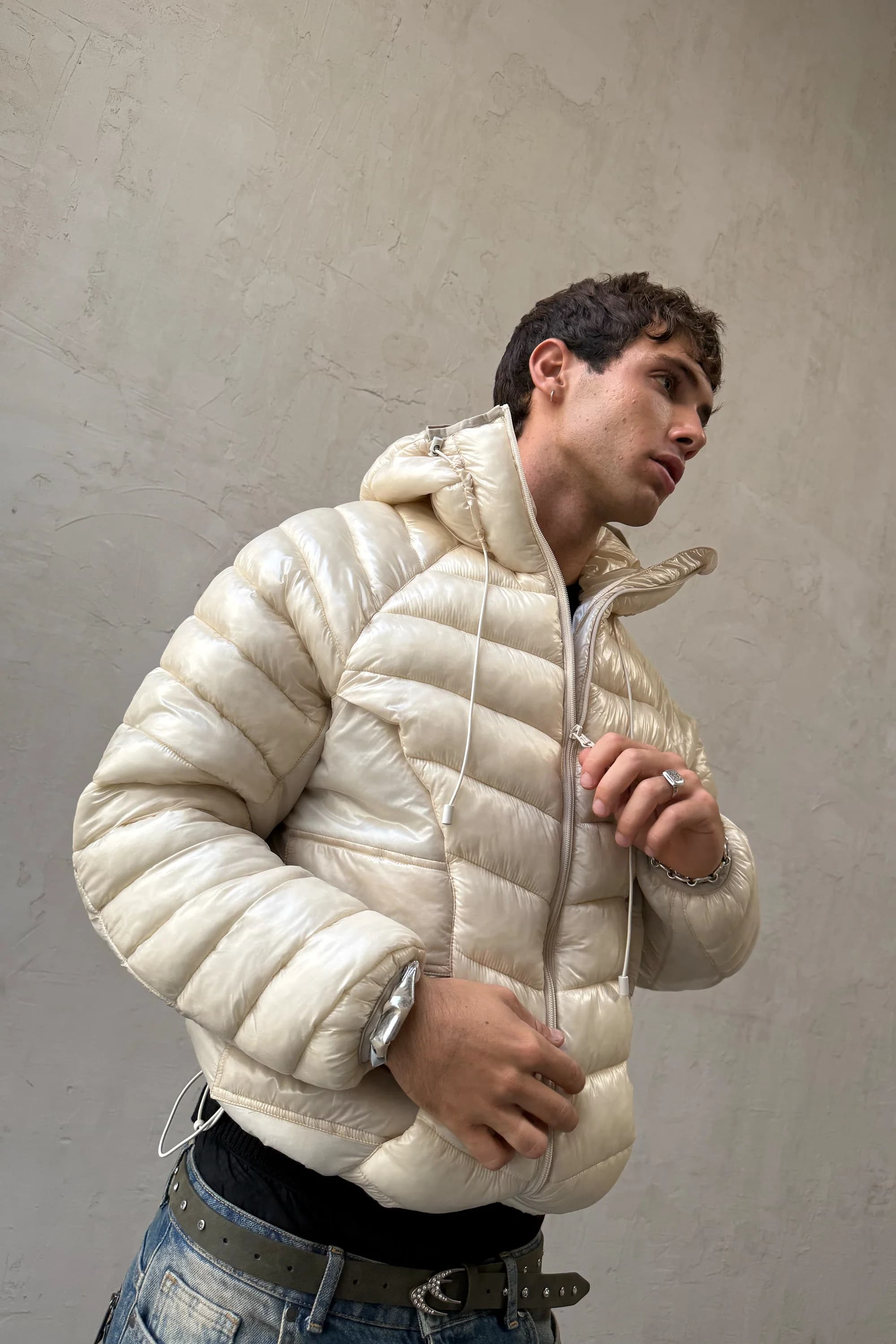 TwoFabric Ecru Puffer 7
