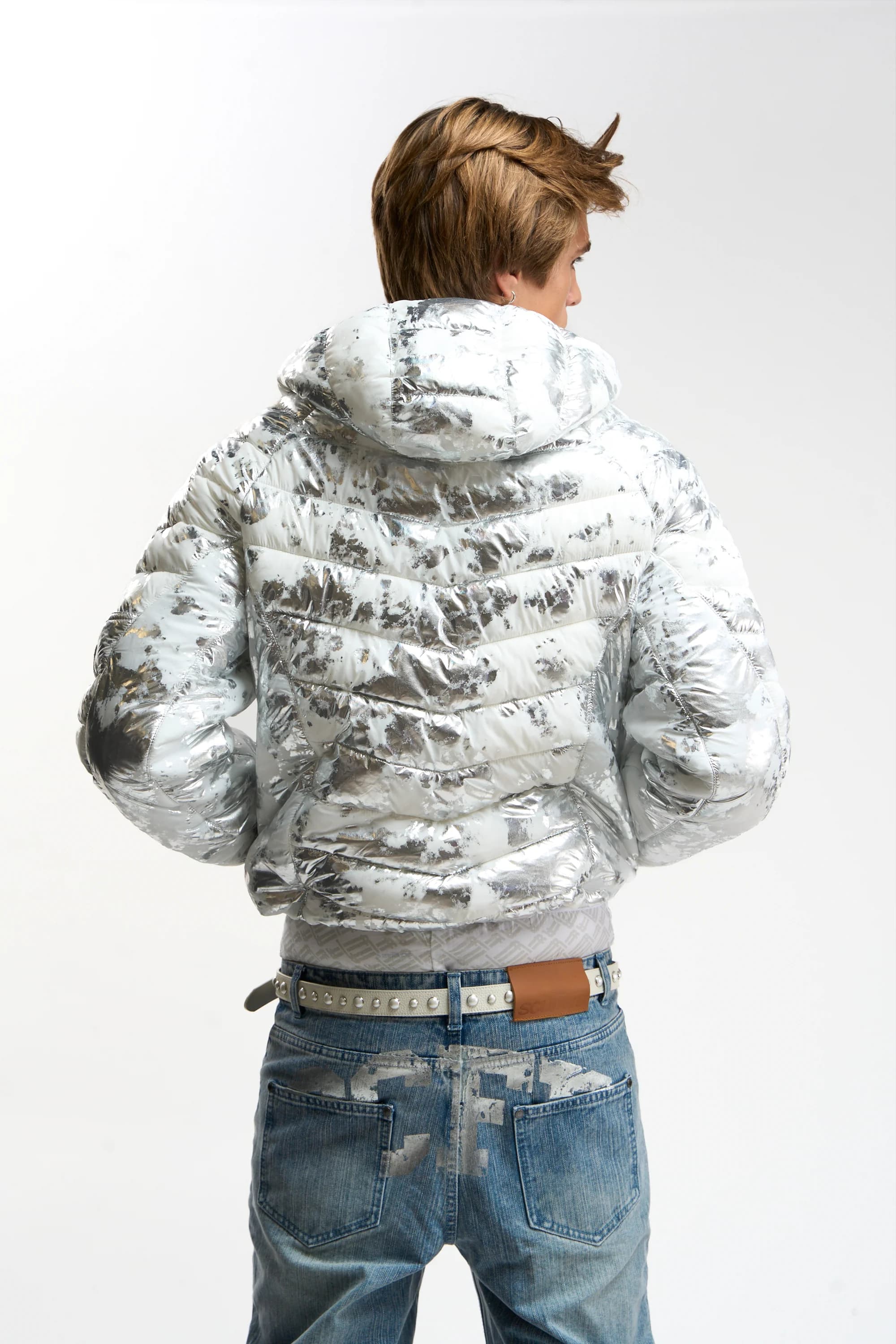 TwoFabric White Puffer by Scuffers