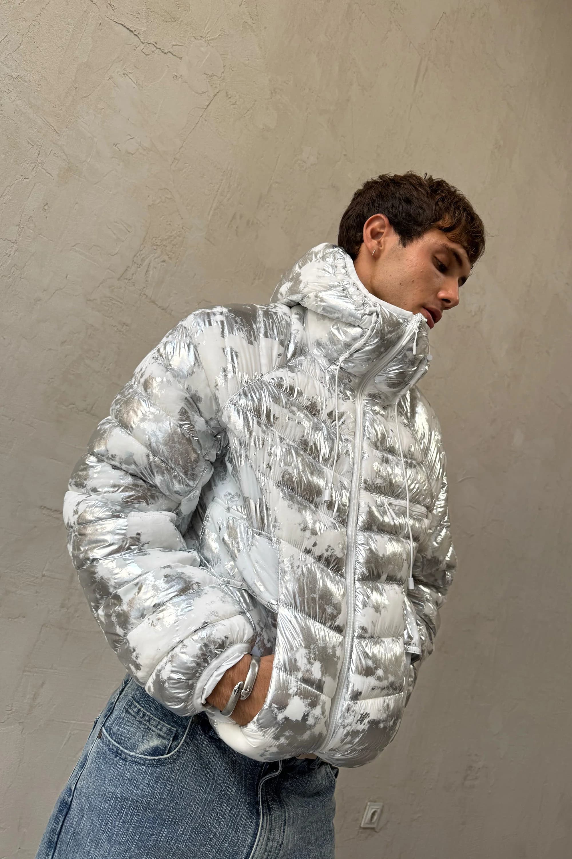 TwoFabric White Puffer by Scuffers