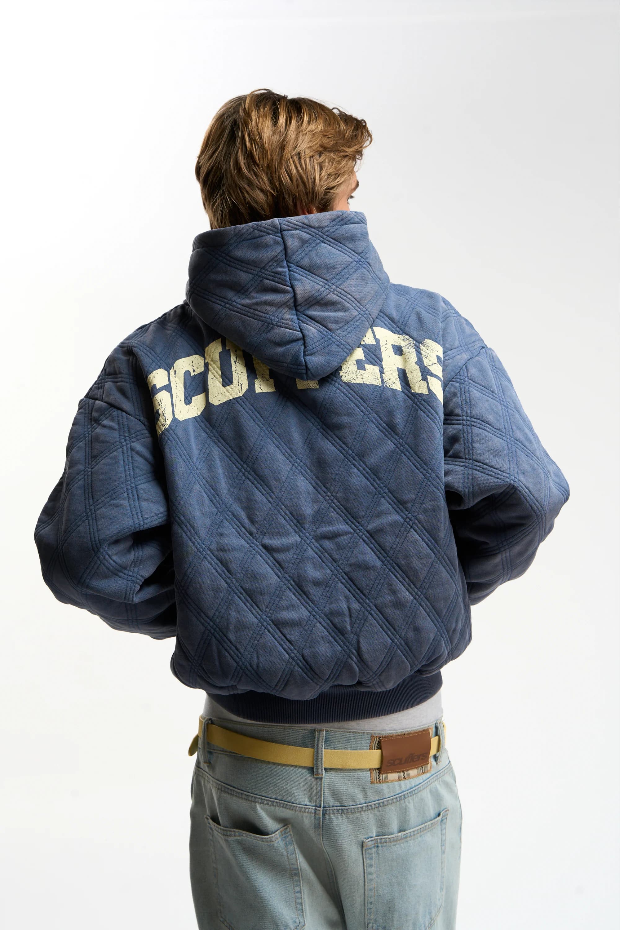 Weeb Blue Zipper by Scuffers
