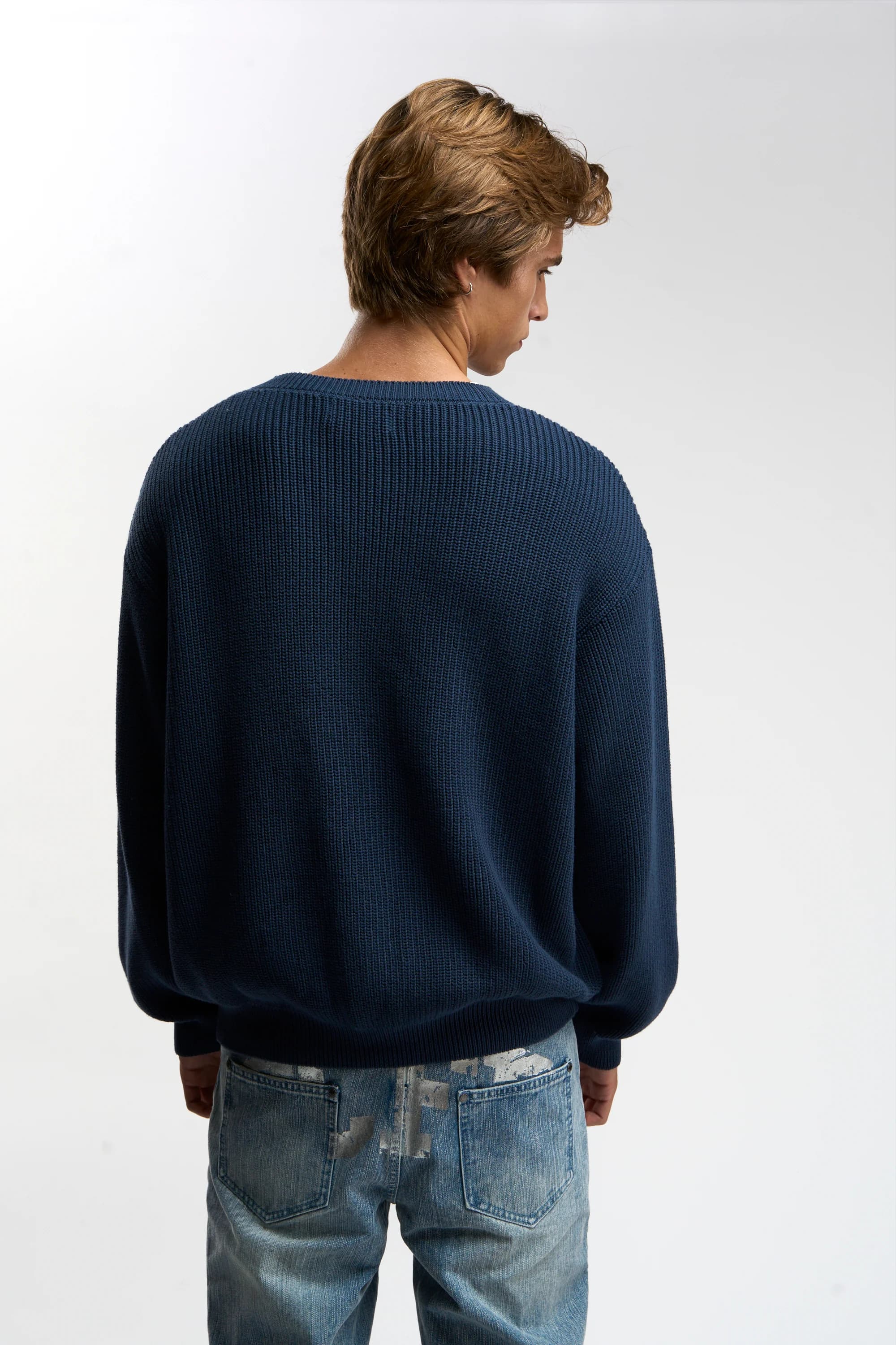 Metal Navy Knit 3