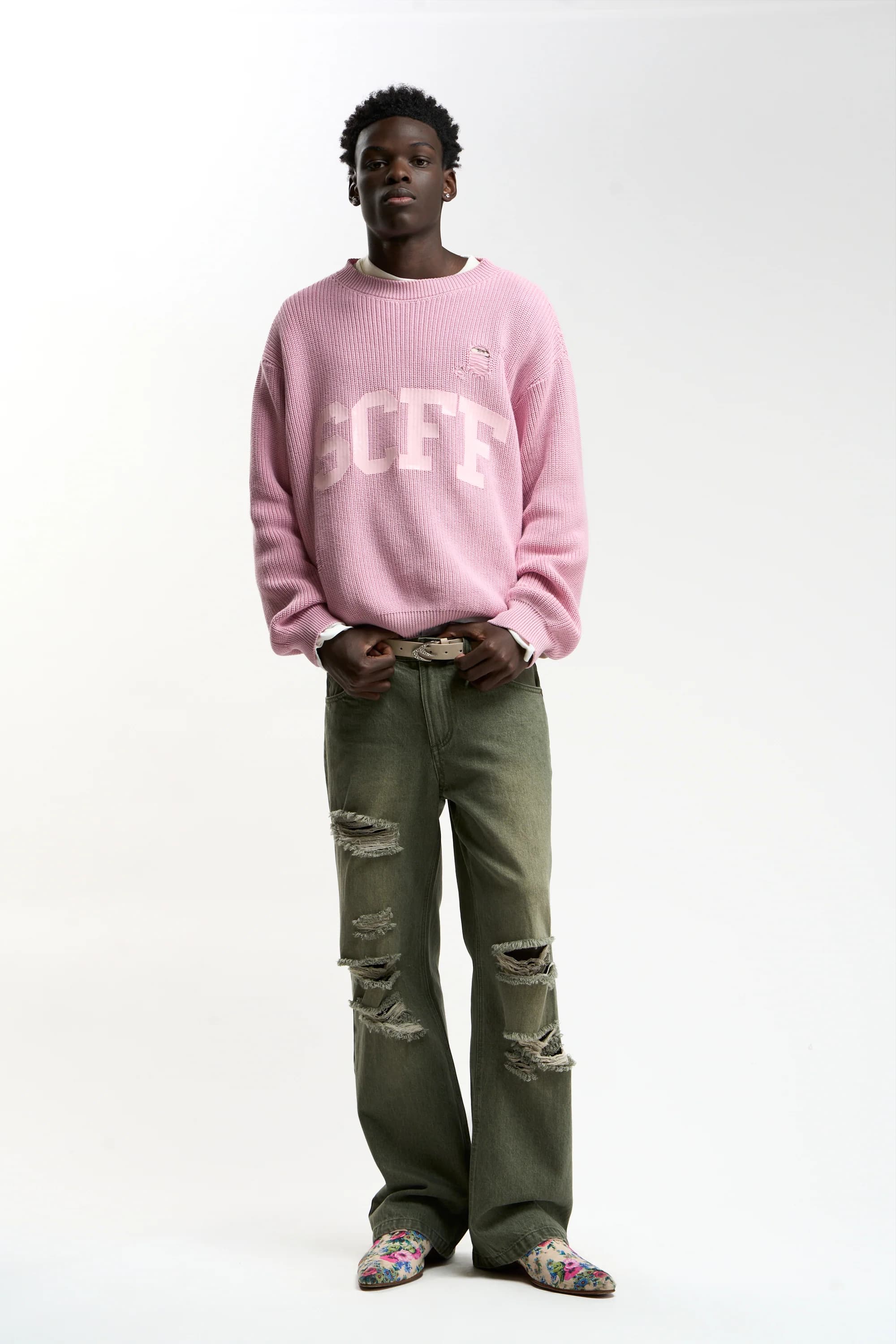 Metal Pink Knit 2