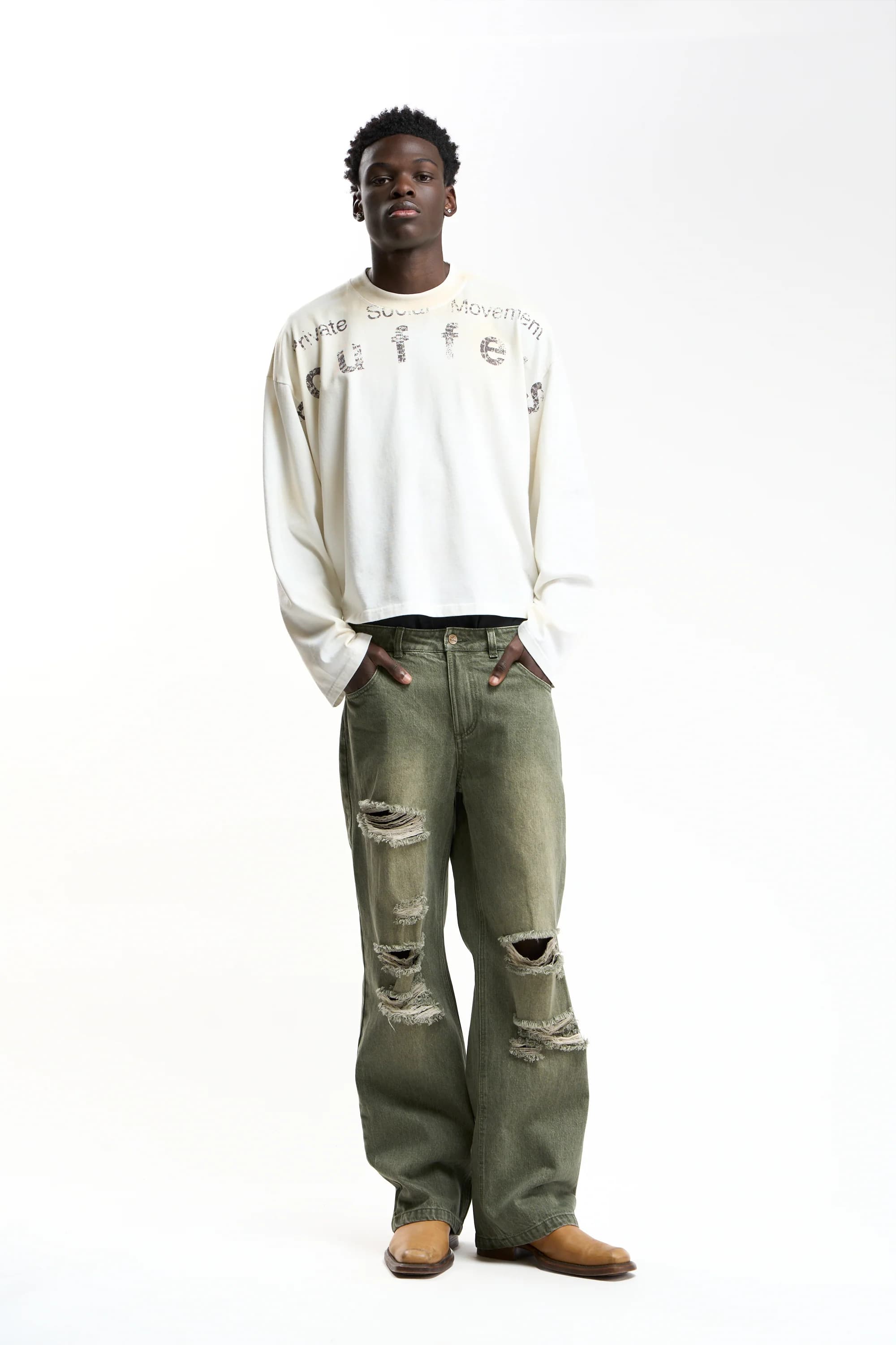 Metal Green Pants 2