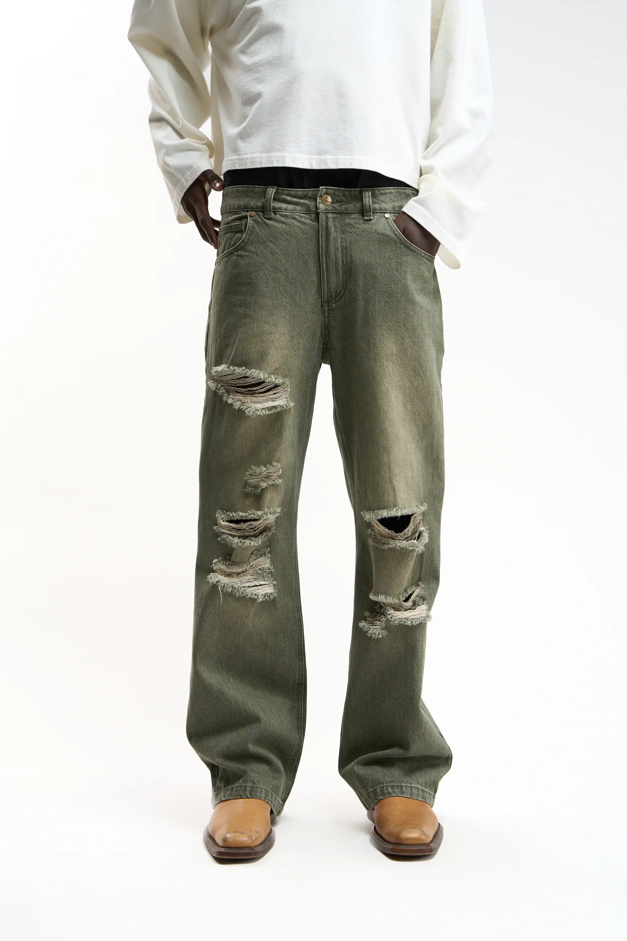 Metal Green Pants 3