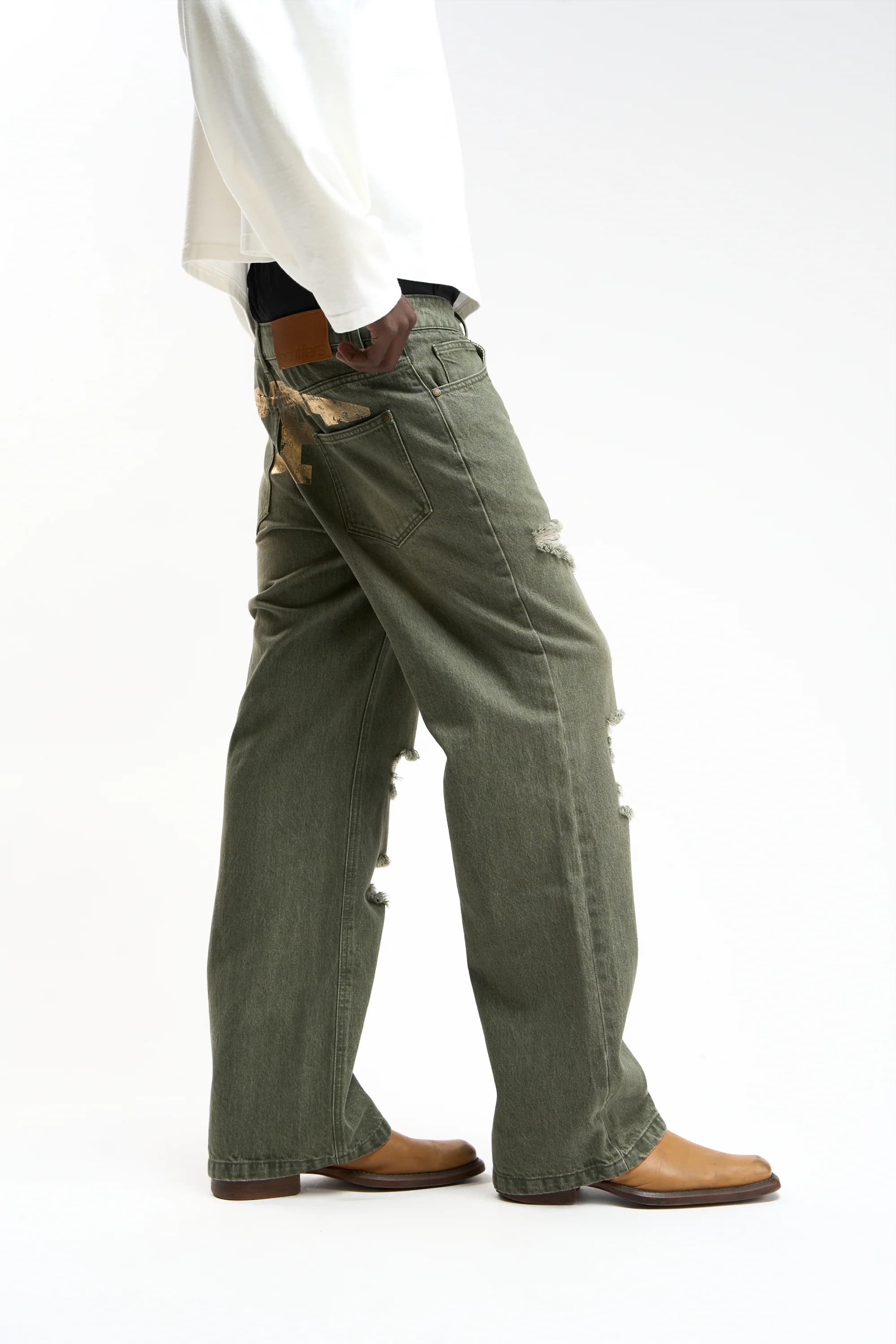 Metal Green Pants 4