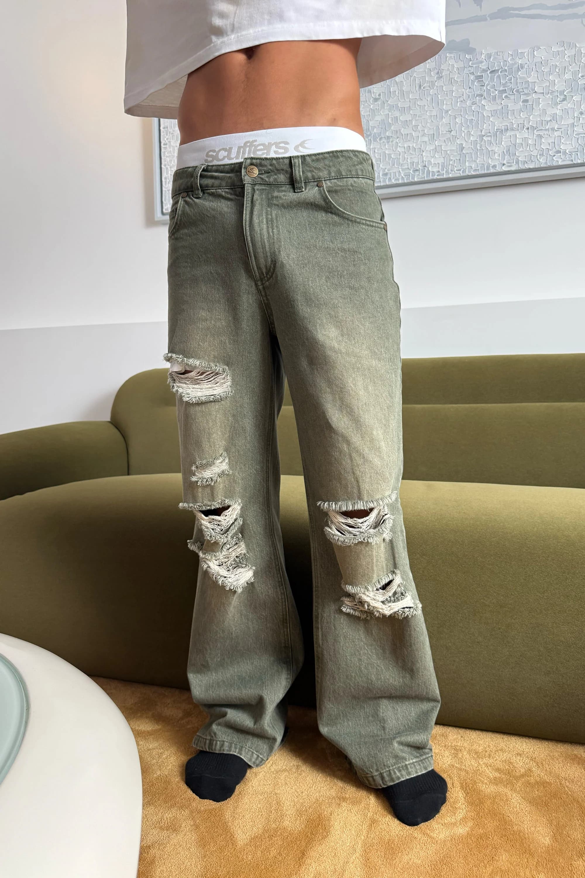 Metal Green Pants 7