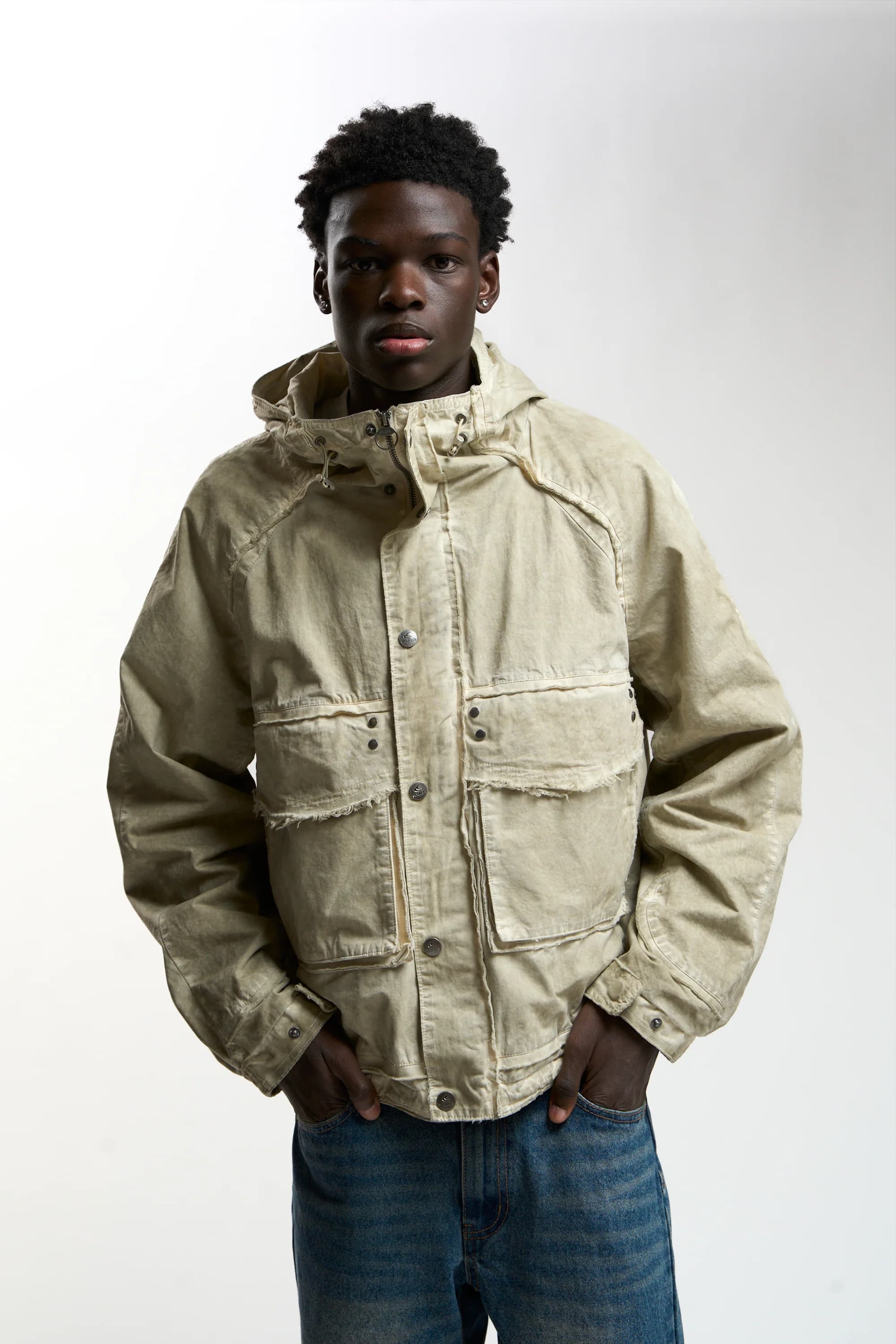 Artisan Ecru Windbreaker by Scuffers
