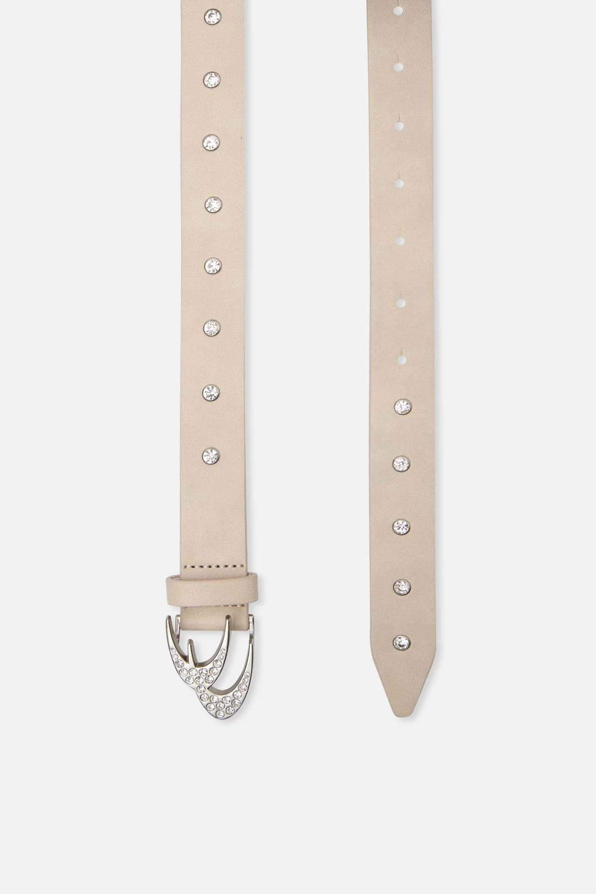 Shinny Ecru Iconic Belt 3