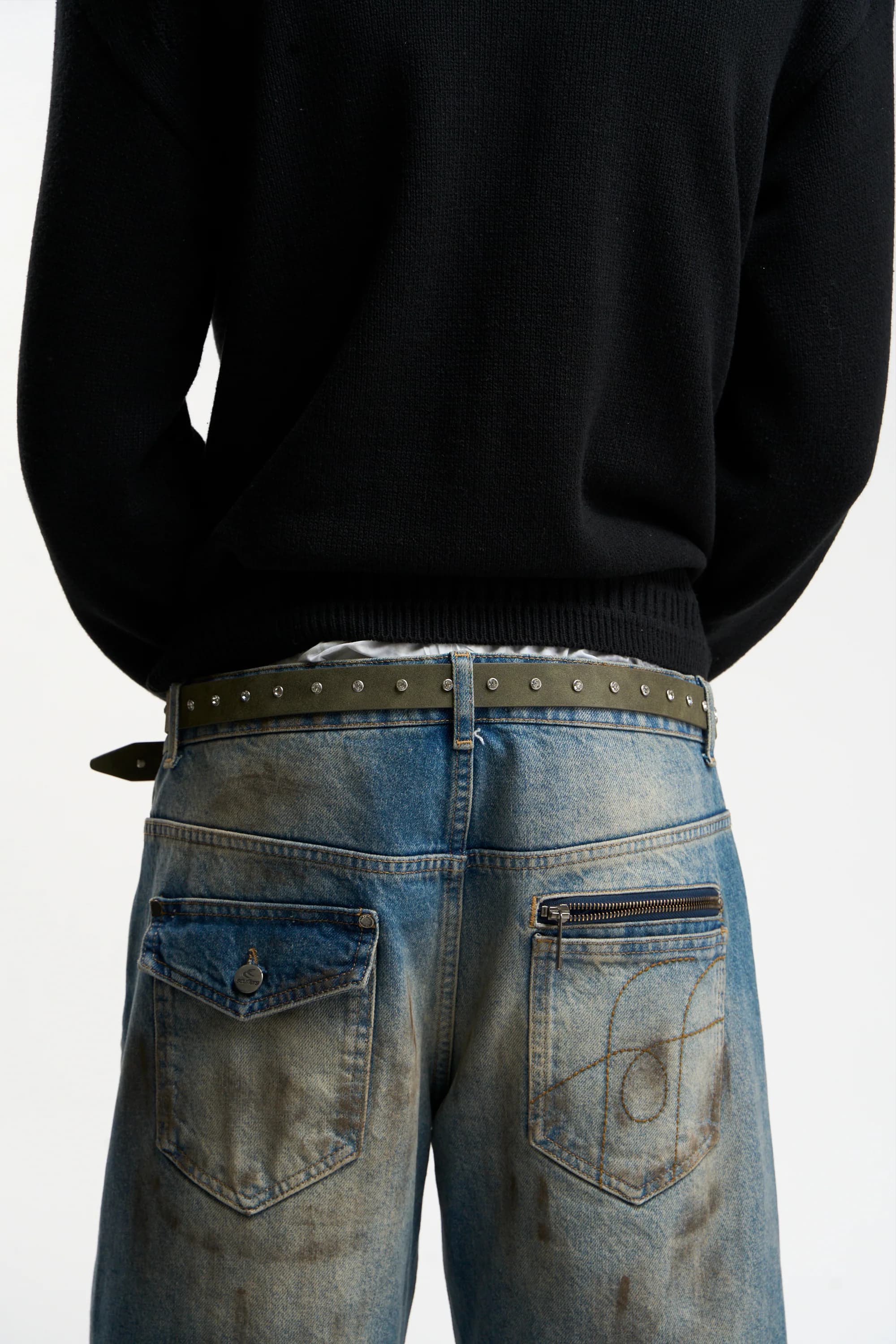 Shinny Dark Iconic Belt 4