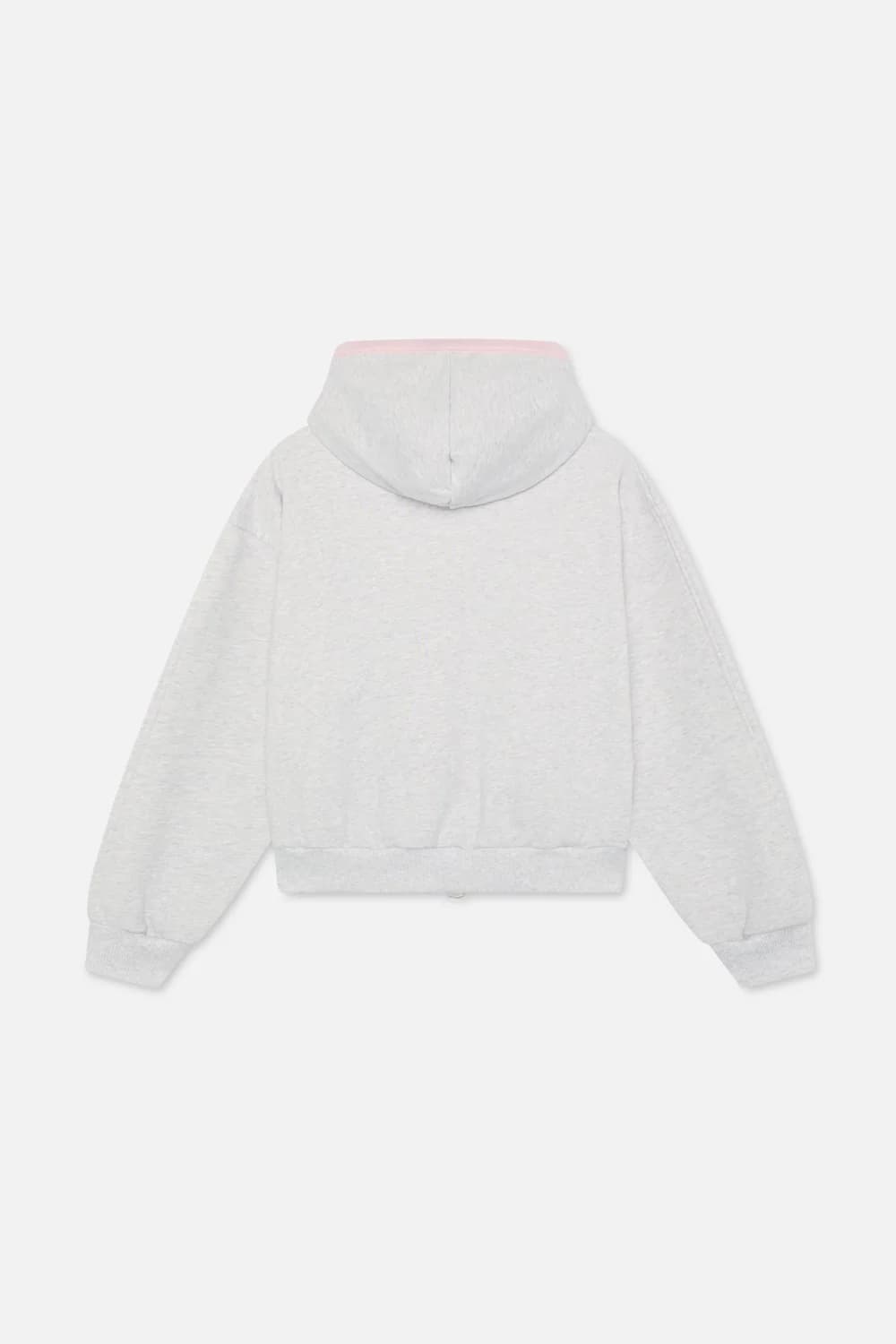 Ribs Grey Melange Zipper 7